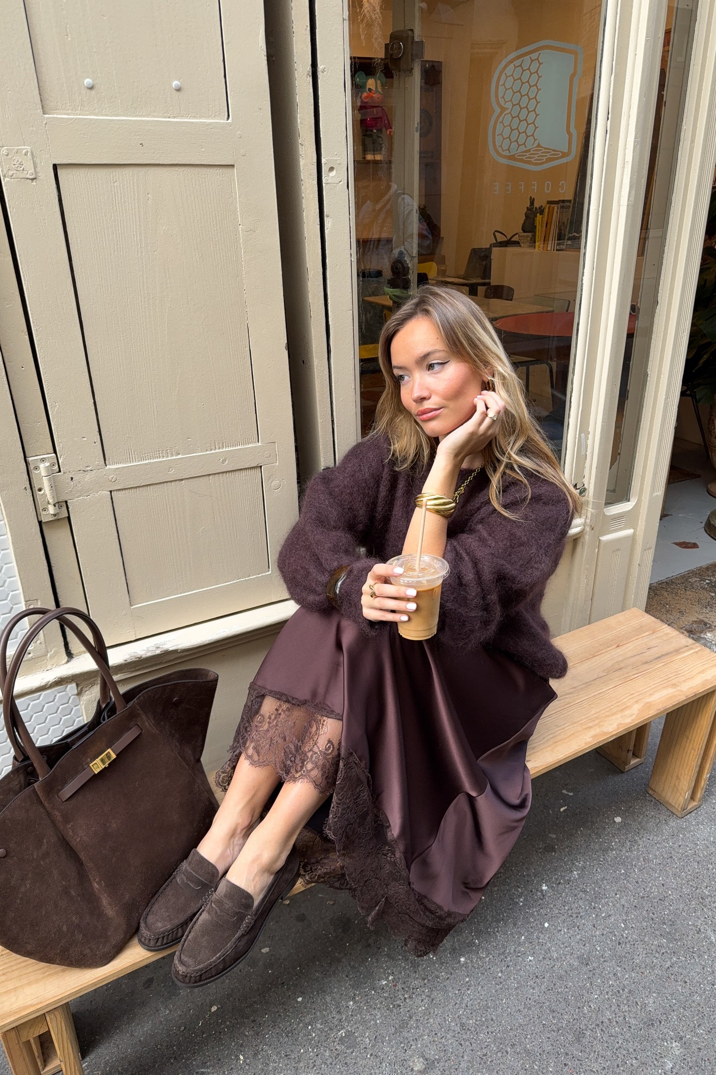 PULL CHOCO ALMA (80% mohair)