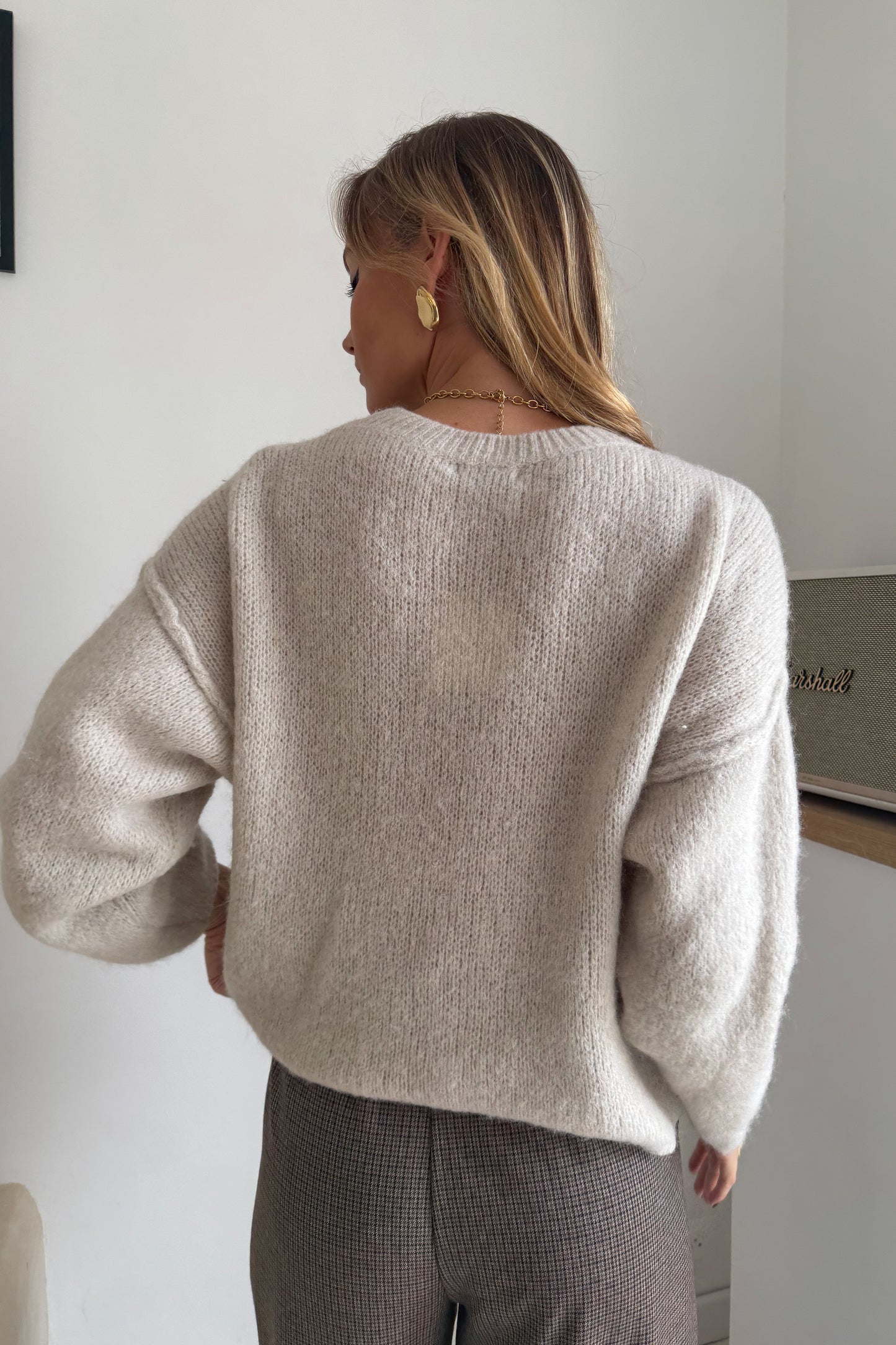 PULL JEREMIAH BEIGE (alpaga)