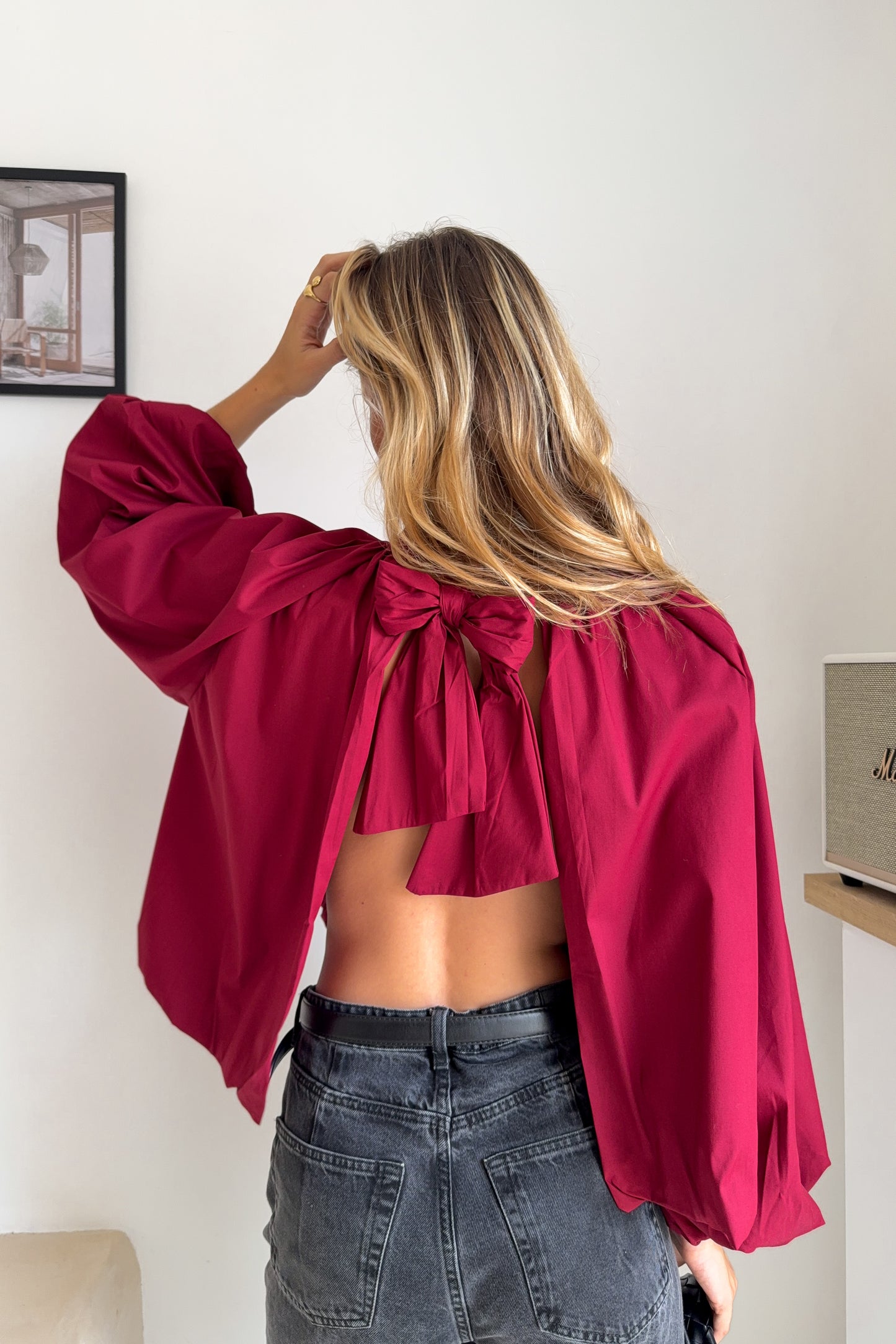 BLOUSE VALENTINA BORDEAUX