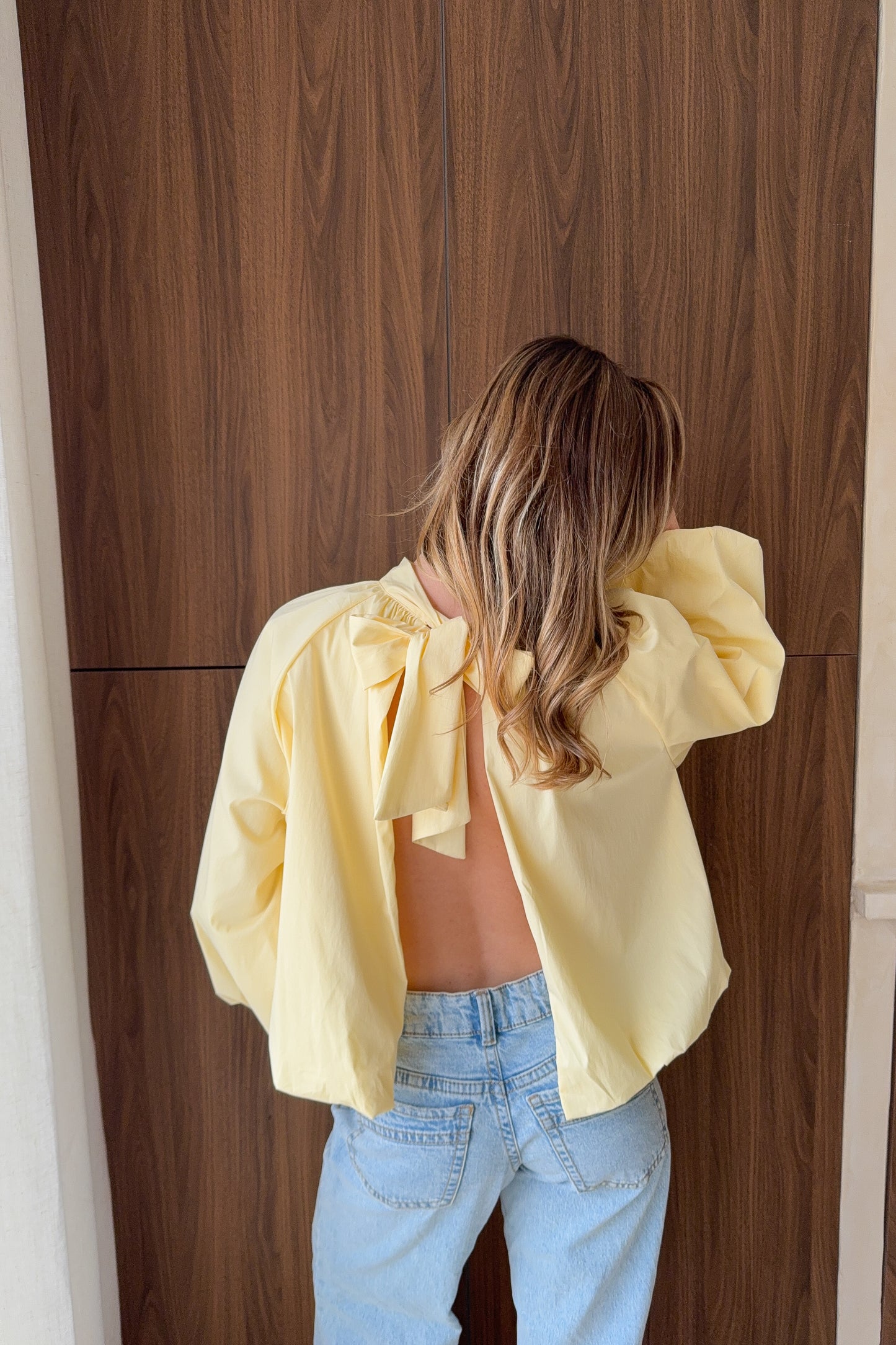 BLOUSE VALENTINA JAUNE