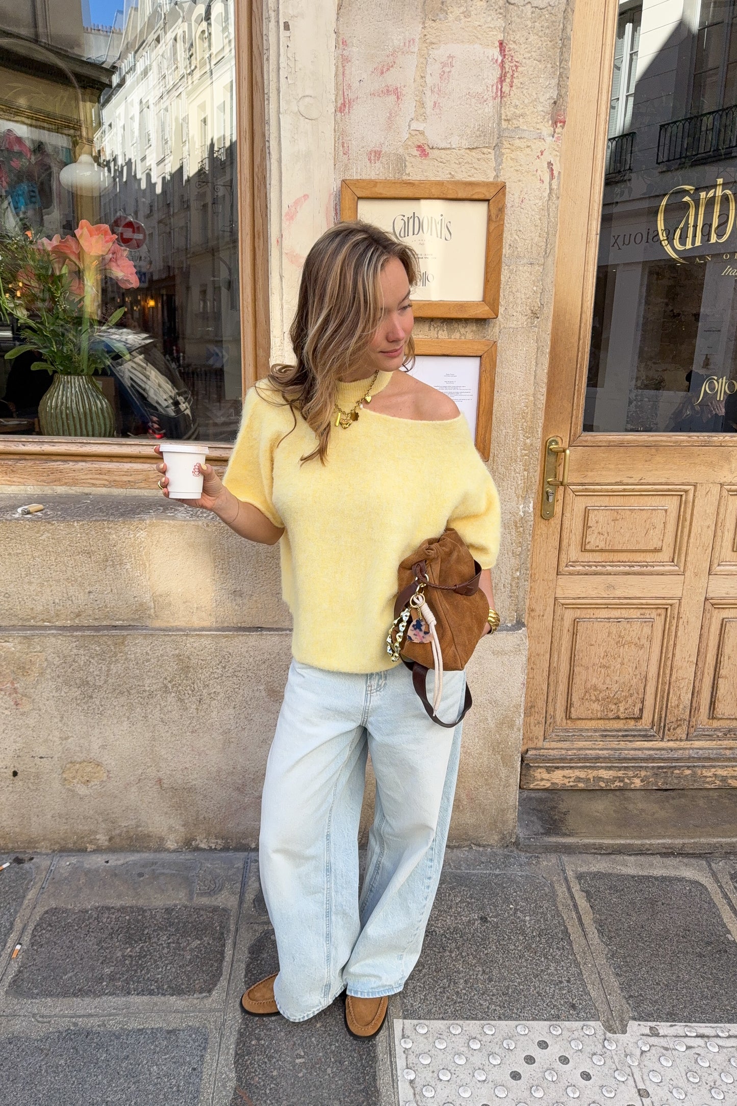 PULL MILO JAUNE