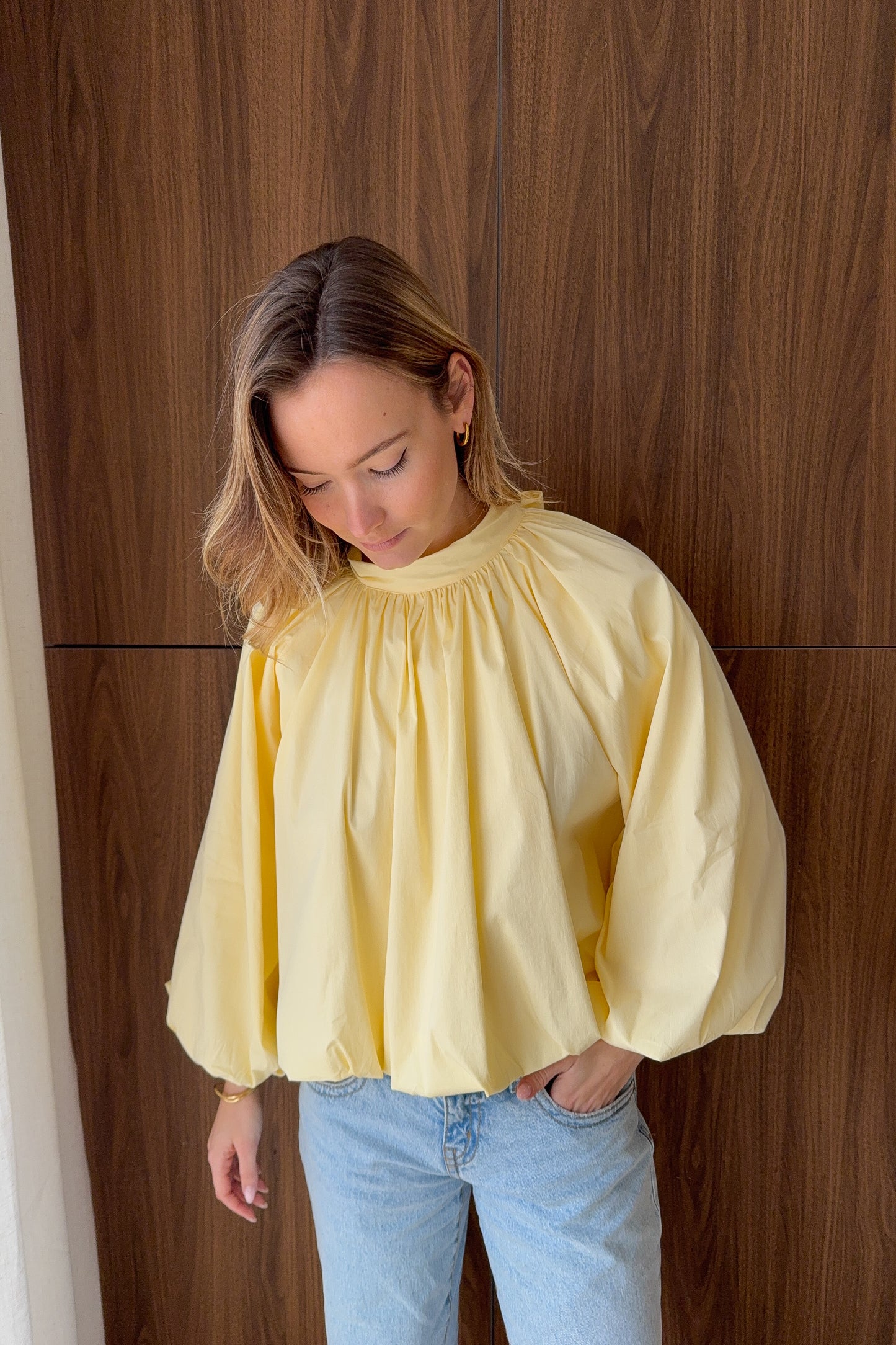 BLOUSE VALENTINA JAUNE