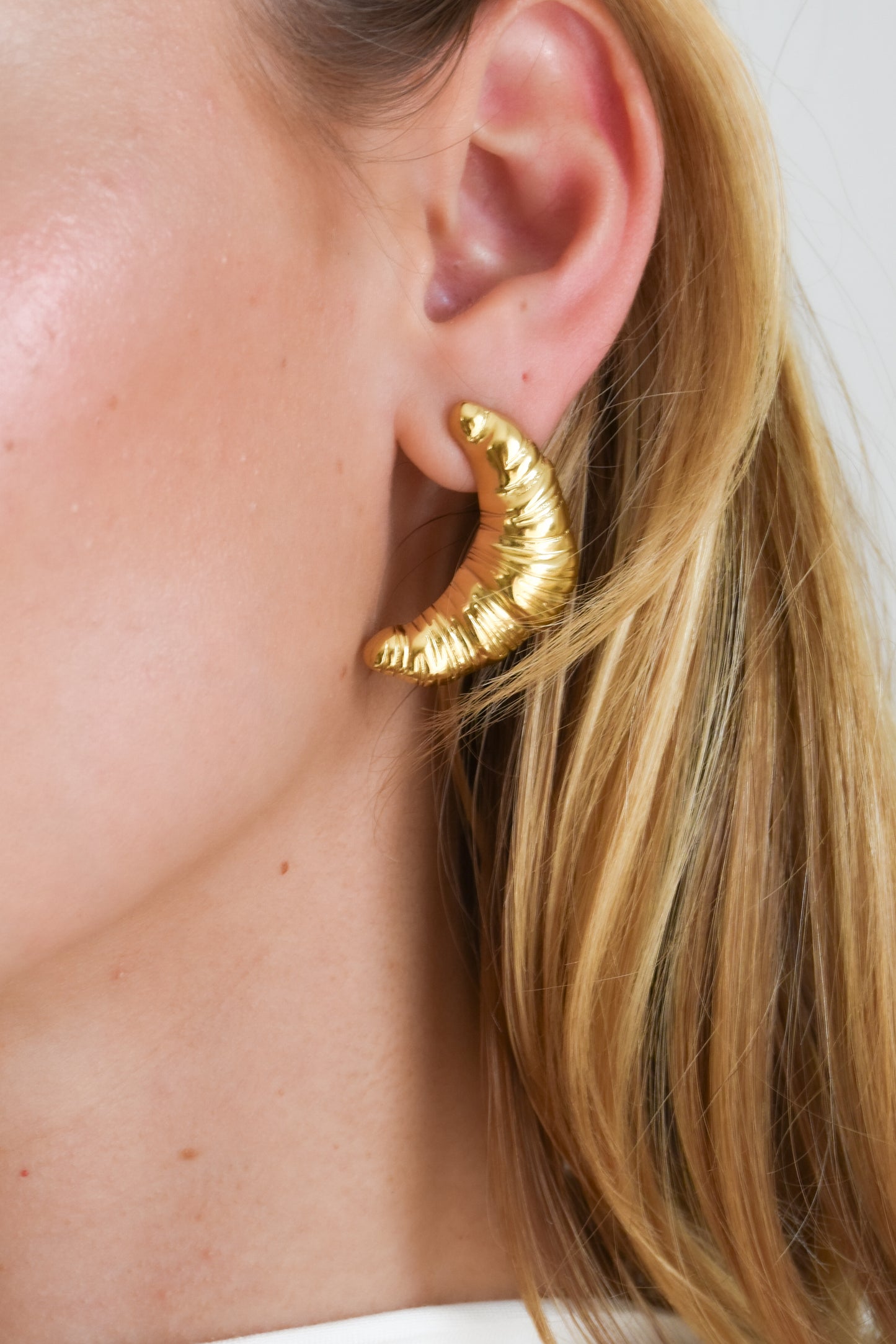 BOUCLES D'OREILLES CROISSANT