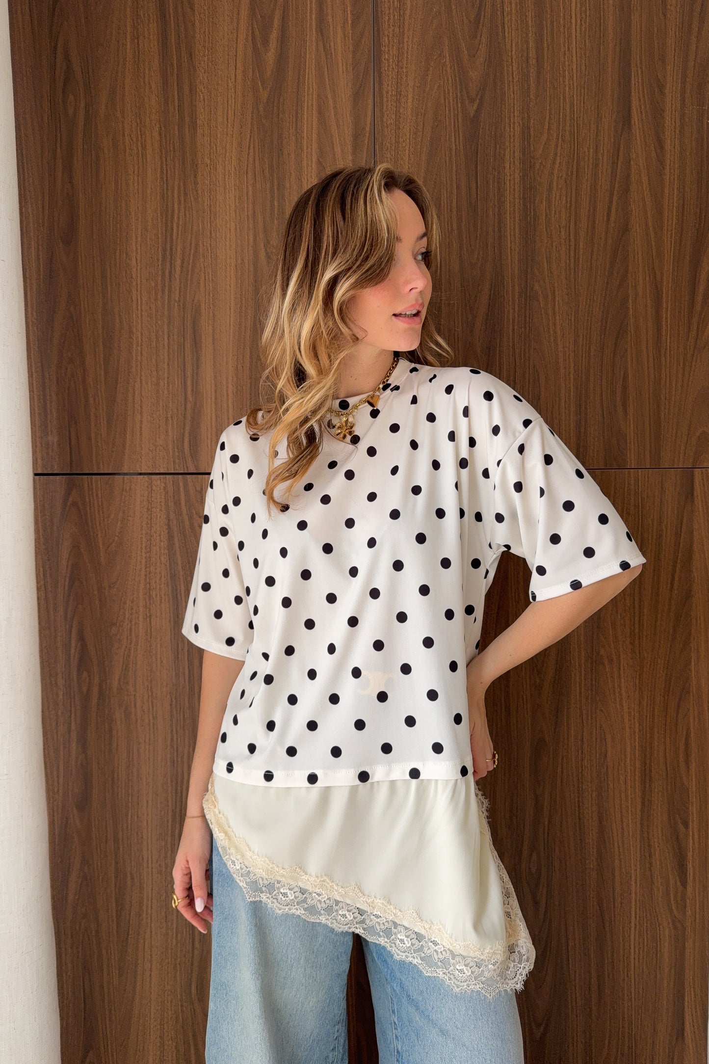 TOP PAUL ECRU OVERSIZE