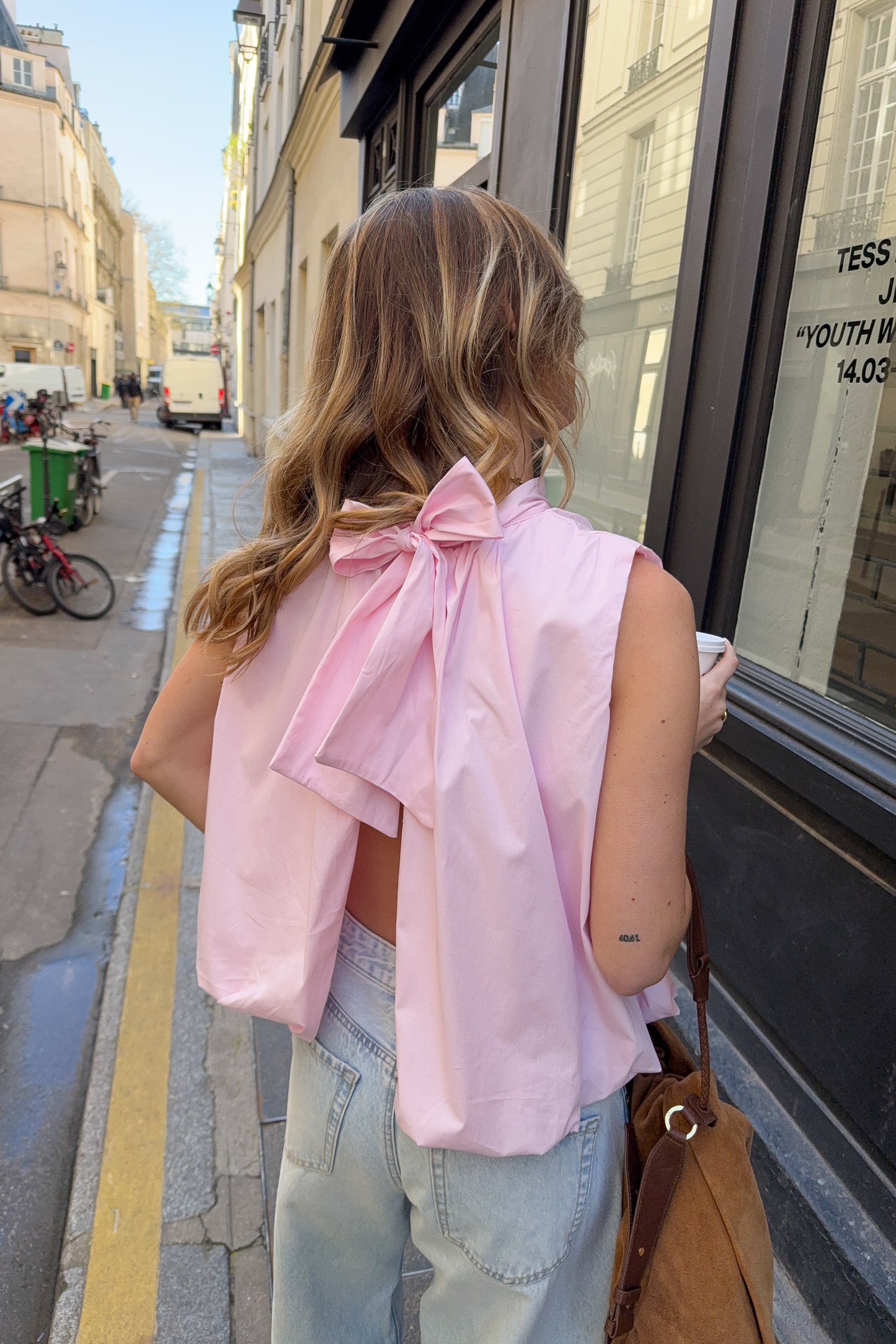 BLOUSE MILA ROSE PALE