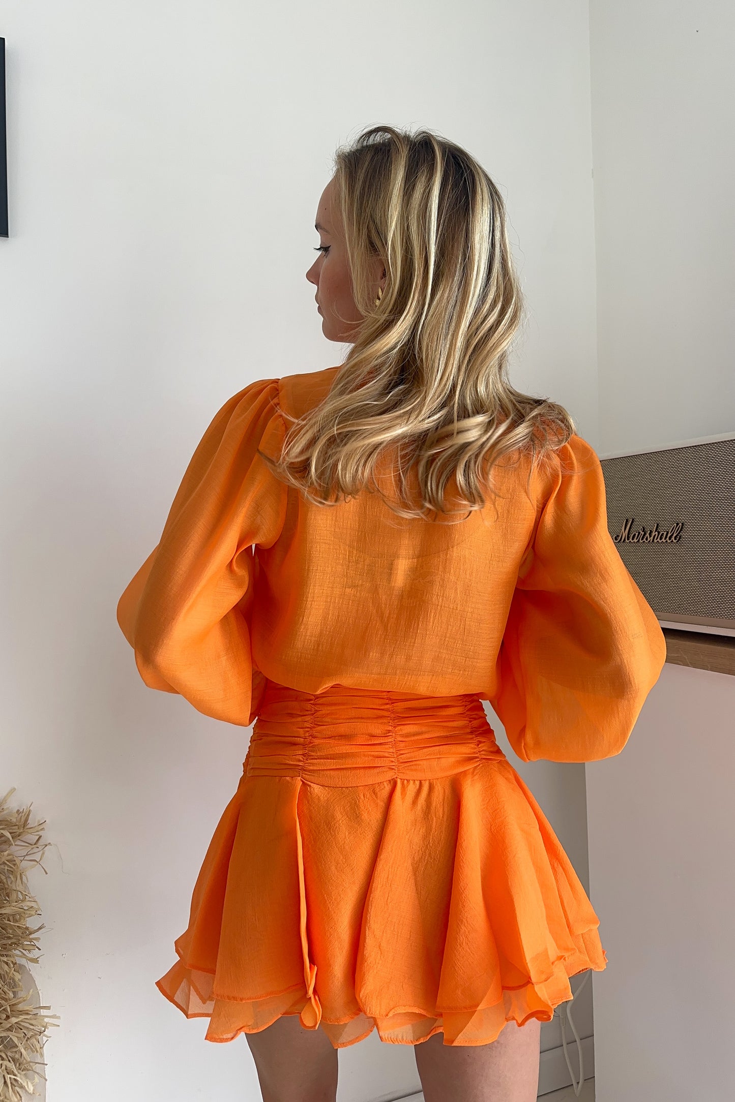 JUPE SHORT AUGUSTINE ORANGE