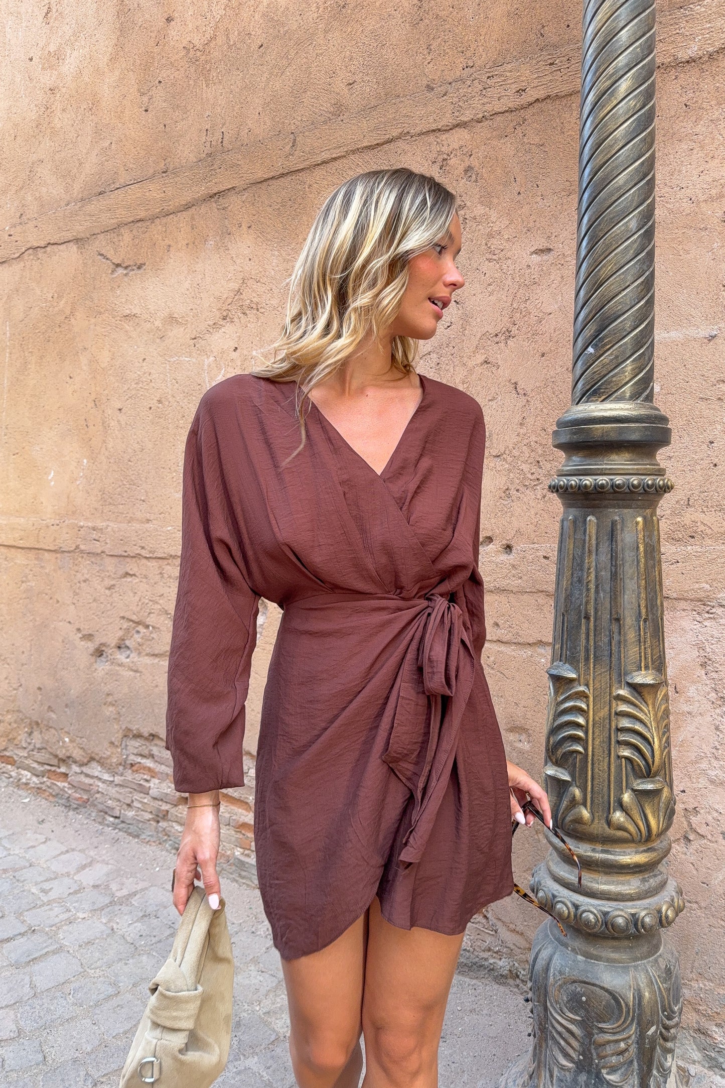 ROBE DAPHNE MARRON