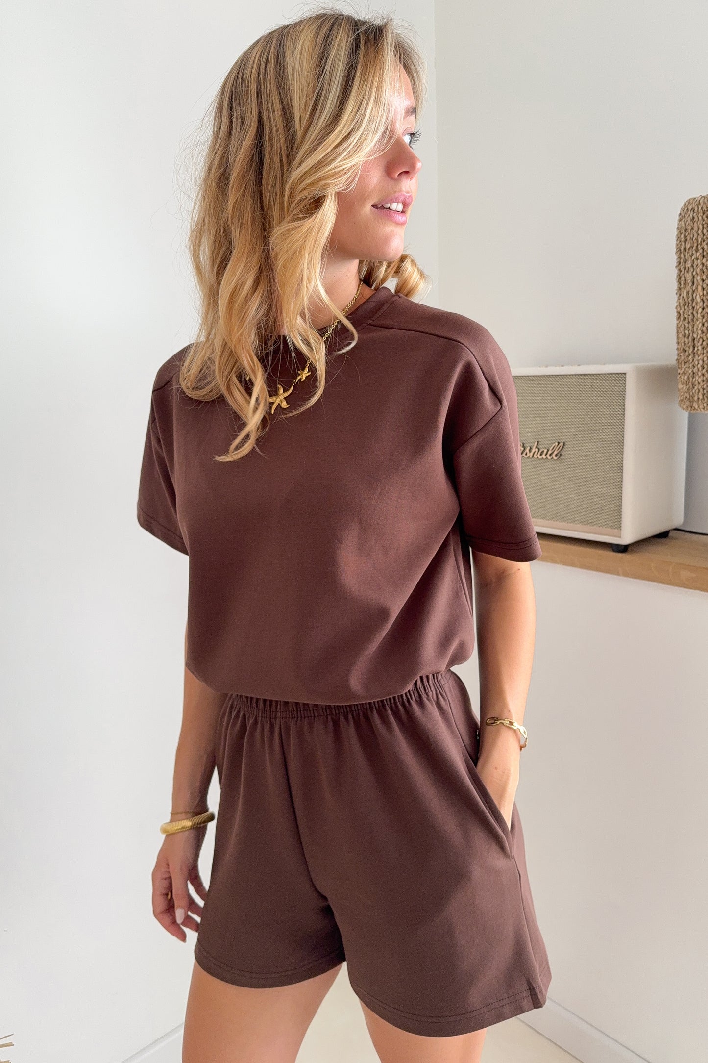 ENSEMBLE SPORTY MARRON