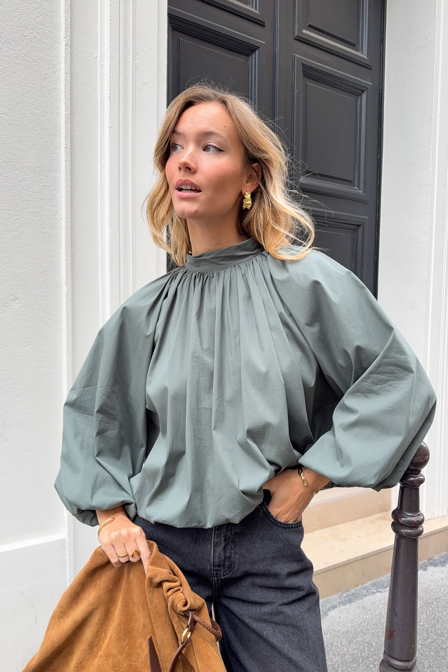 BLOUSE VALENTINA KAKI