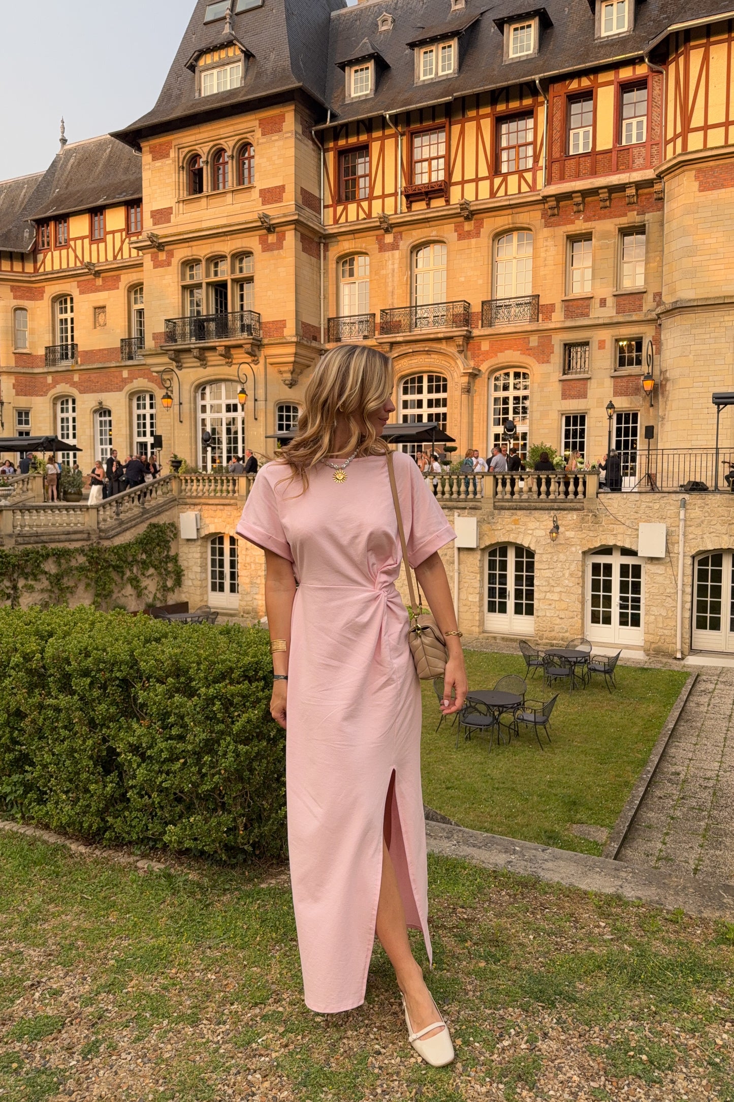 ROBE MERIDA ROSE POUDRE