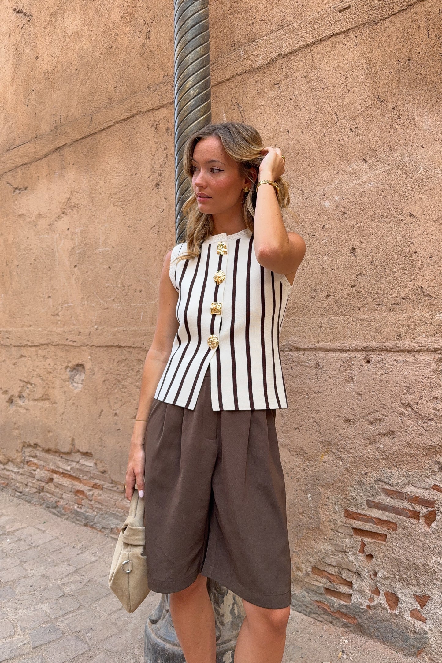 BERMUDA MARRON MALIA