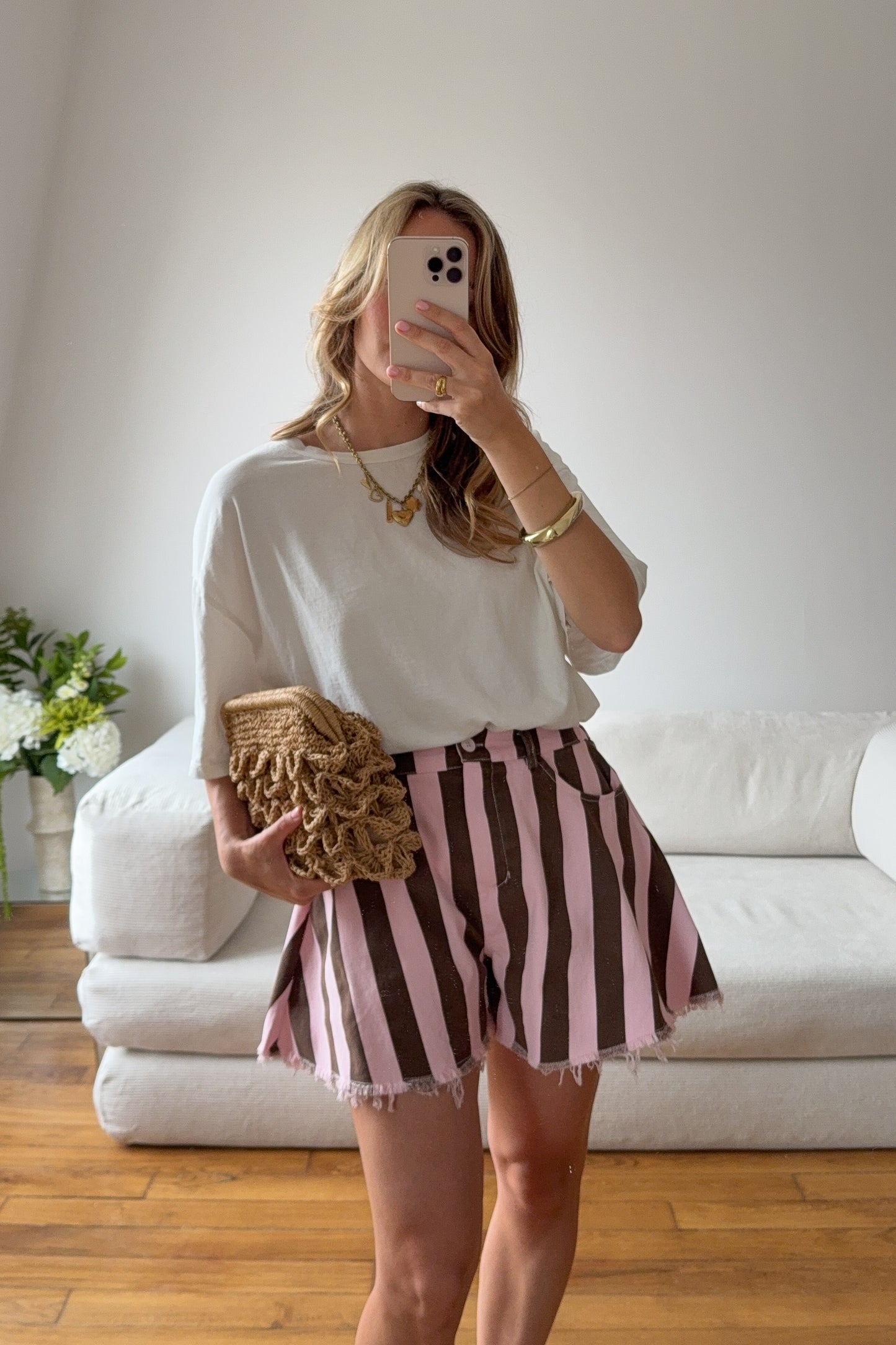 SHORT MARCO ROSE