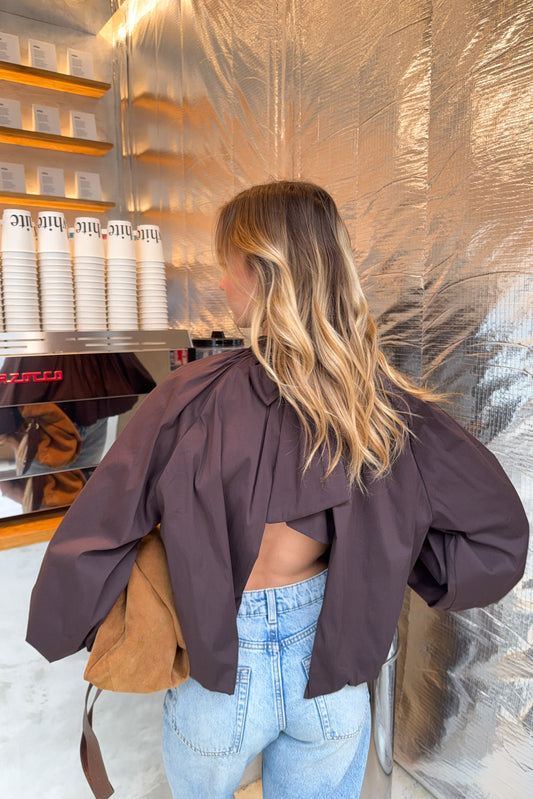 BLOUSE VALENTINA CHOCOLAT