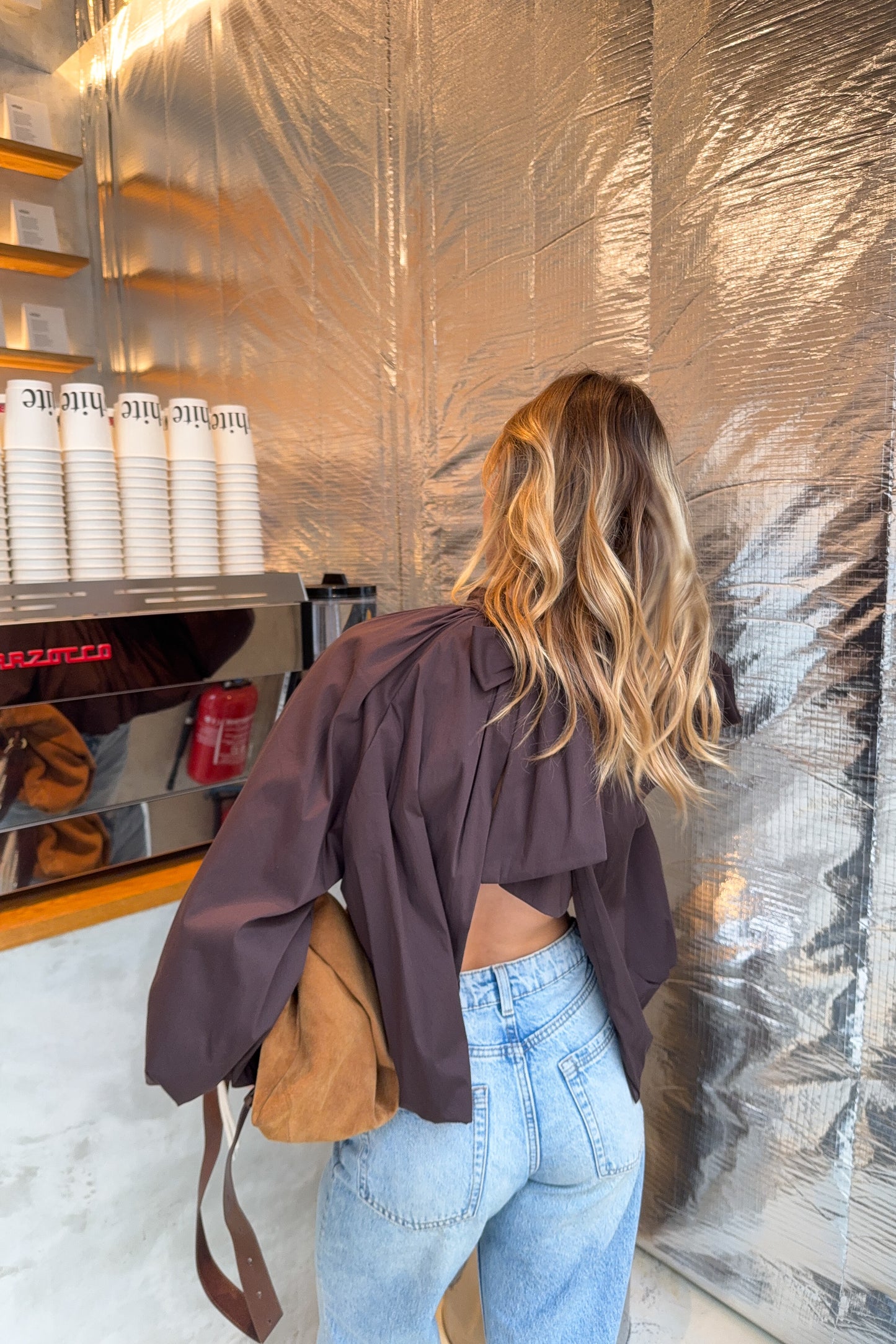 BLOUSE VALENTINA CHOCOLAT