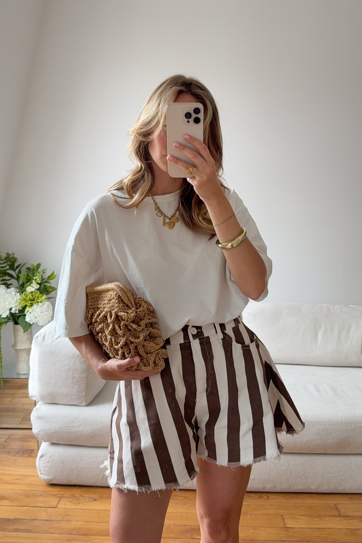 SHORT MARCO MARRON