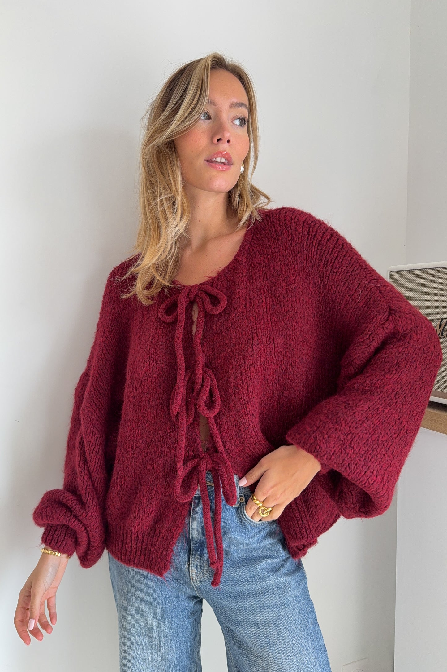 PULL CHARLIE BORDEAUX