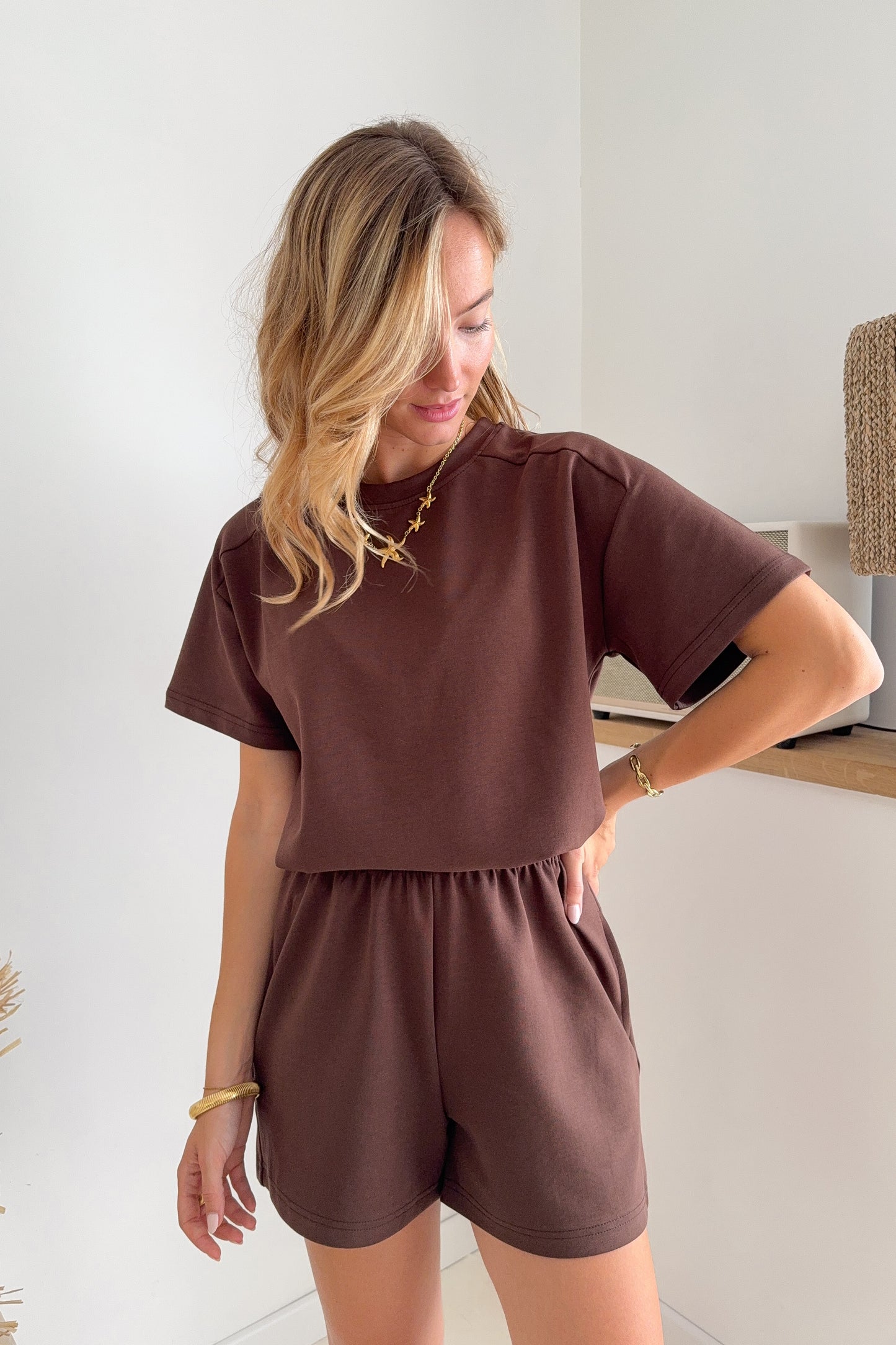 ENSEMBLE SPORTY MARRON