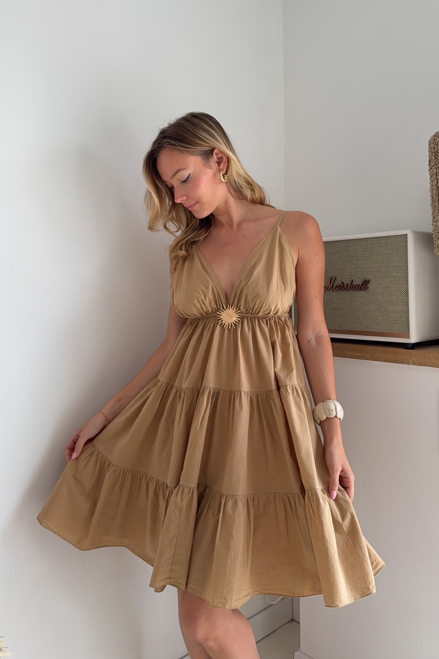 ROBE LUNA CAMEL