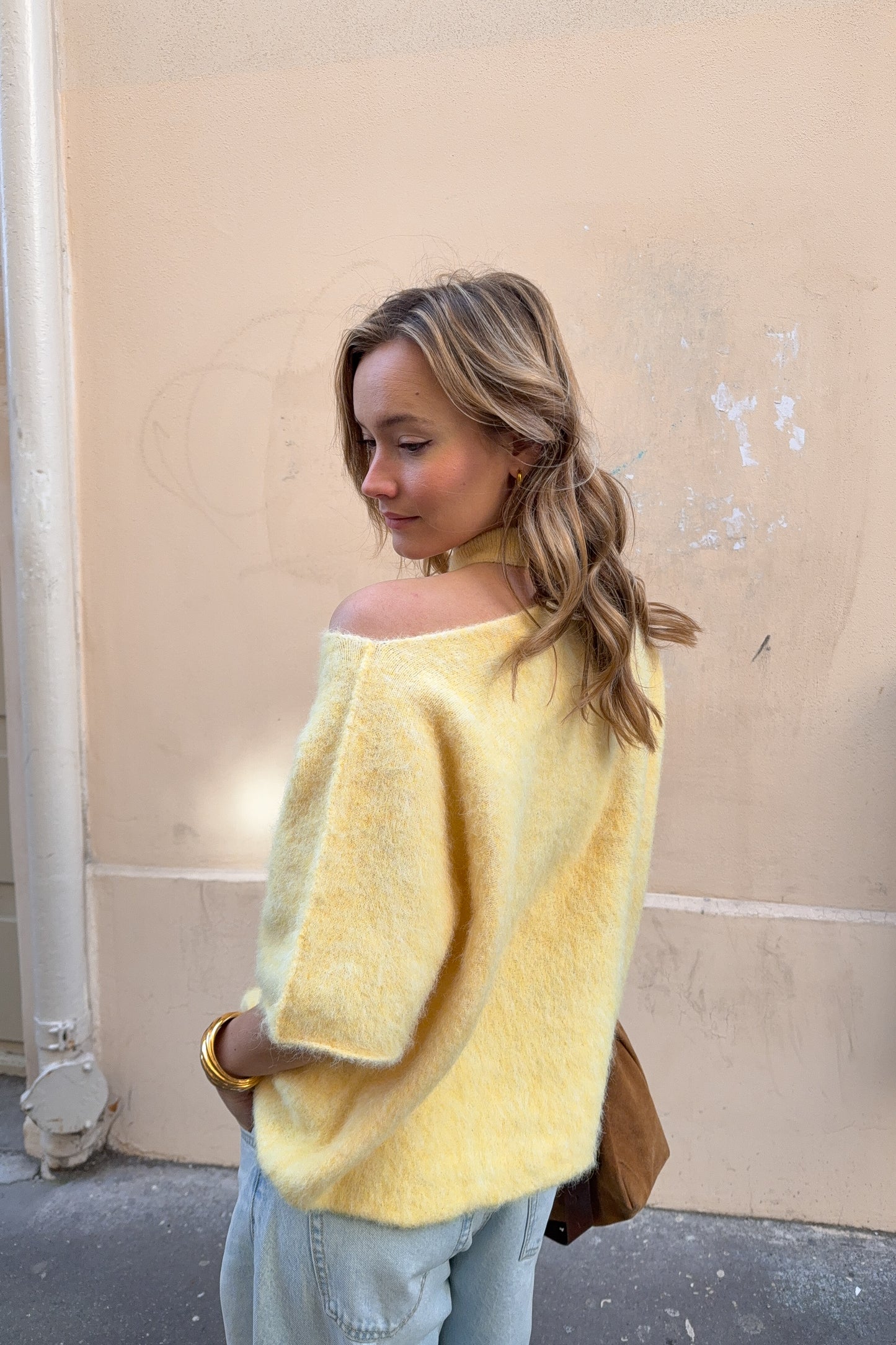 PULL MILO JAUNE