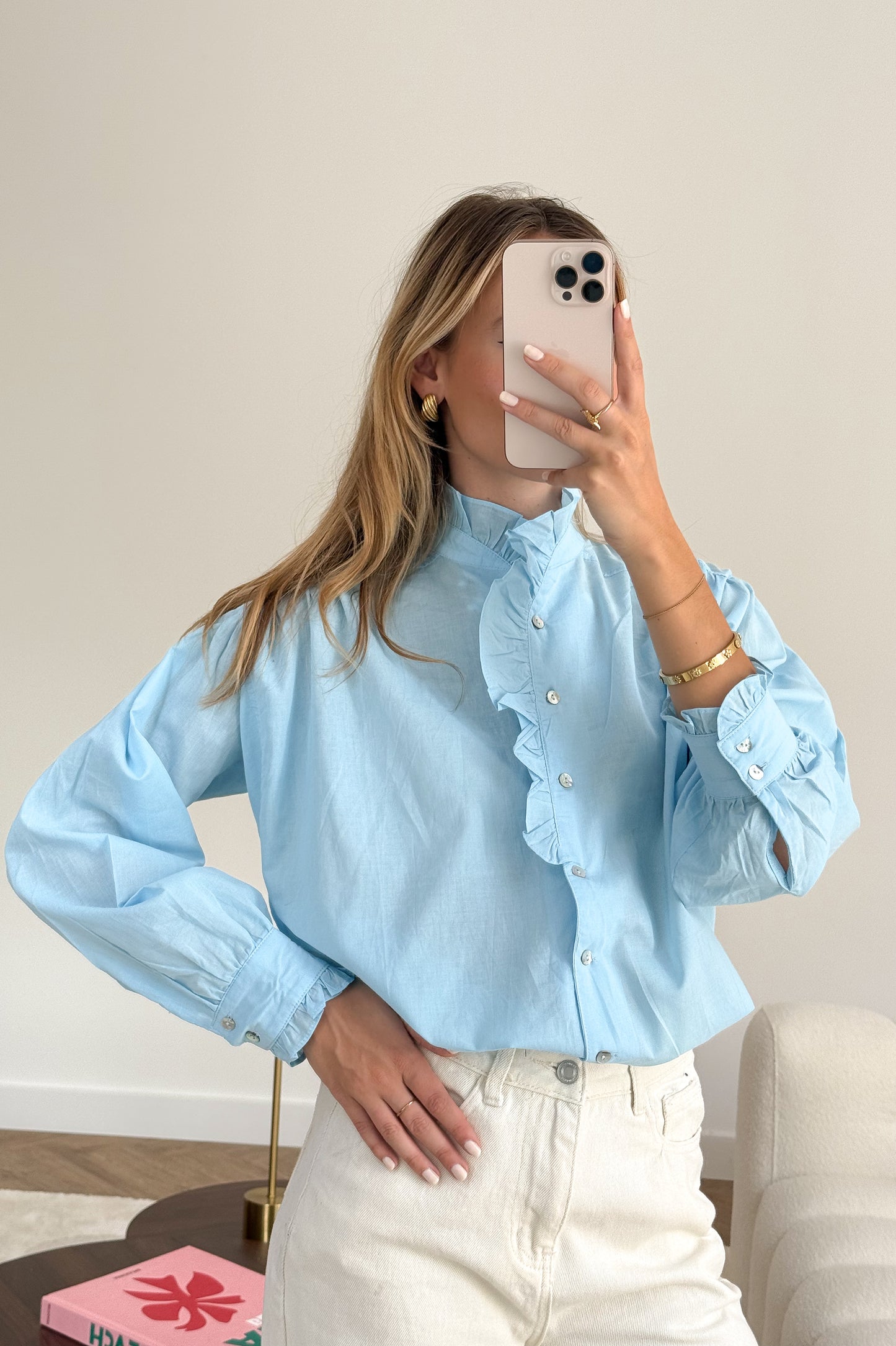 CHEMISIER BLEU CIEL SEGOVIE