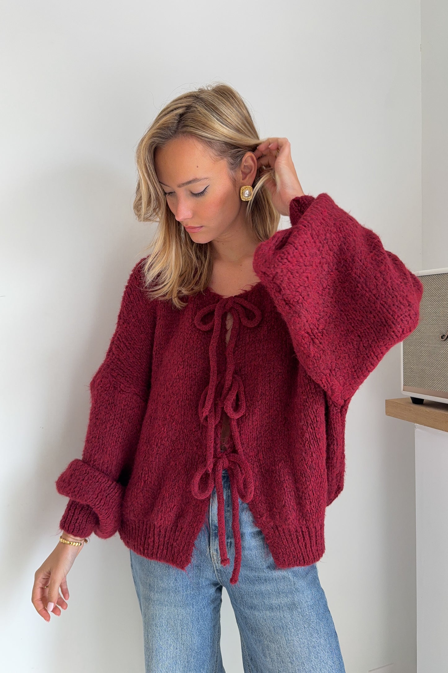PULL CHARLIE BORDEAUX