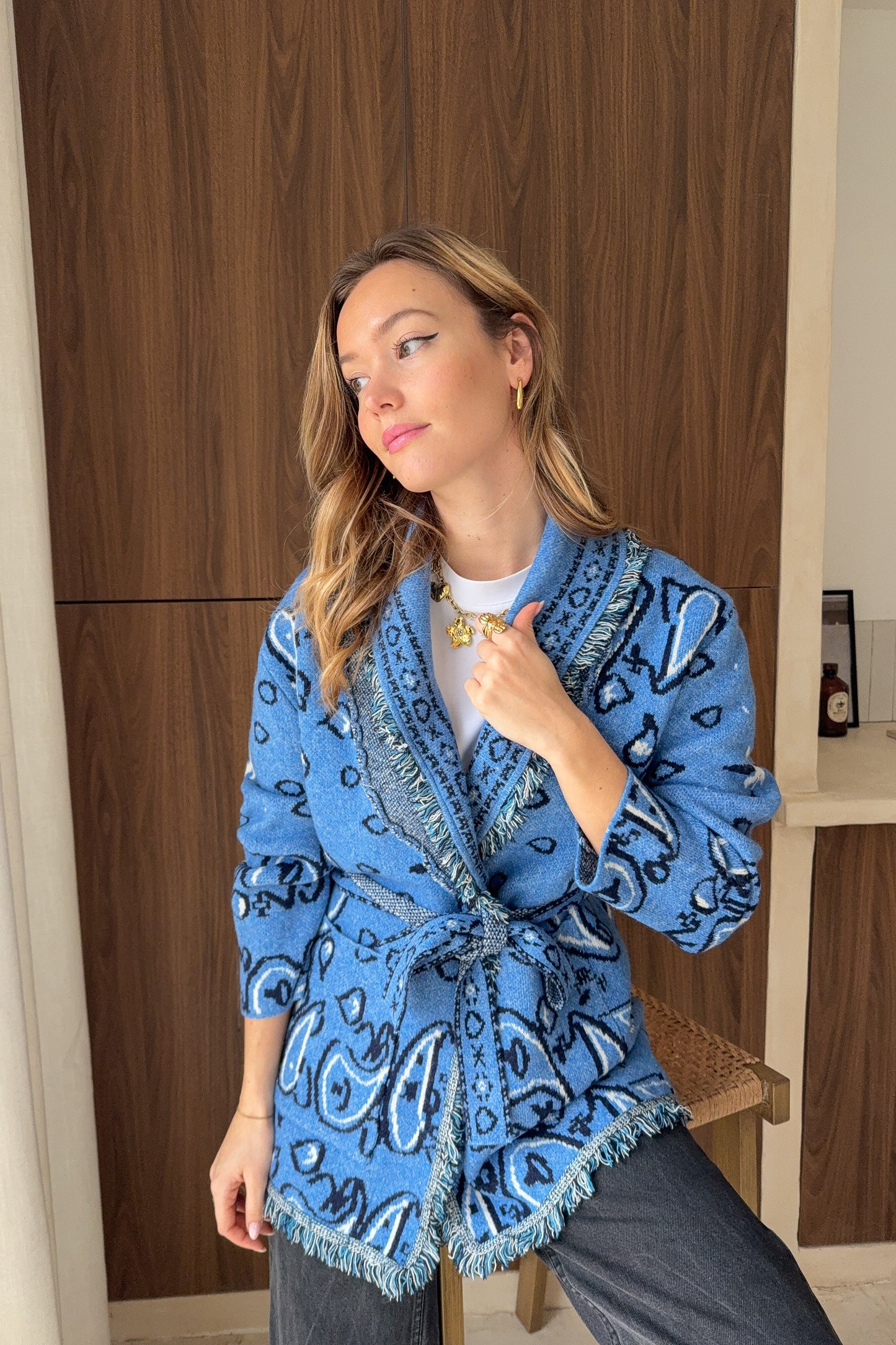 VESTE NYLA BLEU