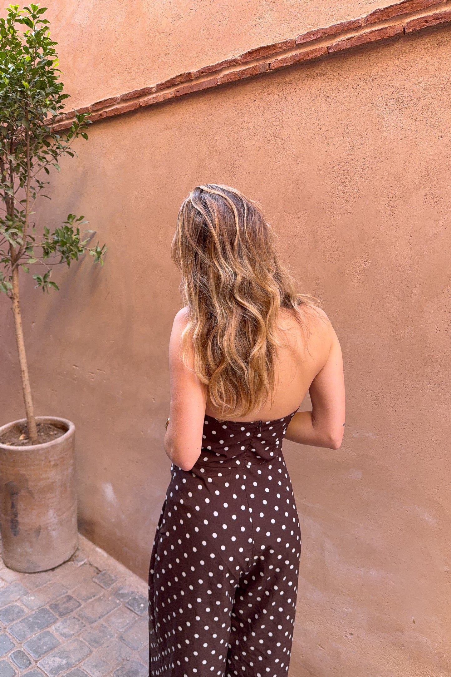 COMBI PANTALON MALIKA CHOCO