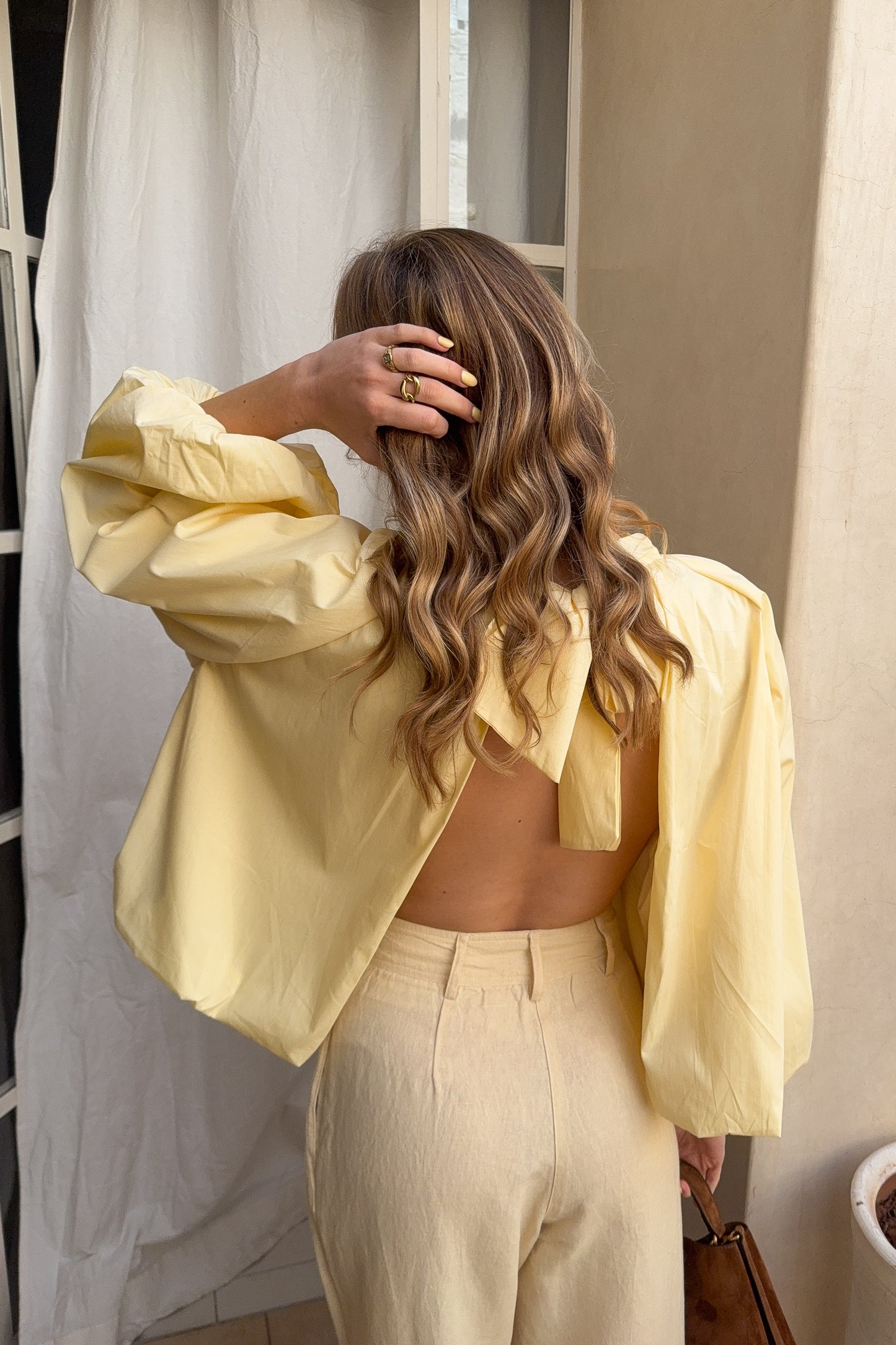 BLOUSE VALENTINA JAUNE
