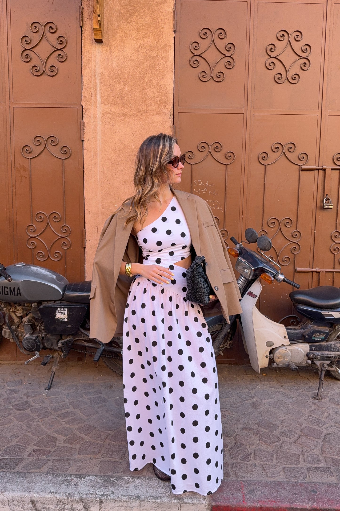 ROBE A POIS MARRAKECH