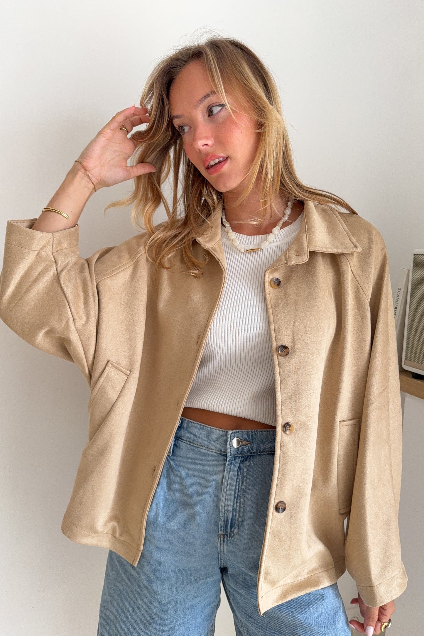 VESTE CARRIE CAMEL