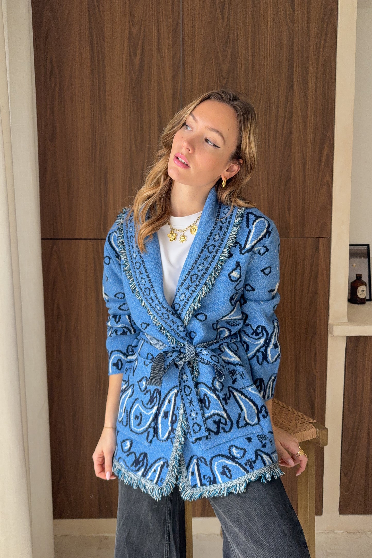 VESTE NYLA BLEU