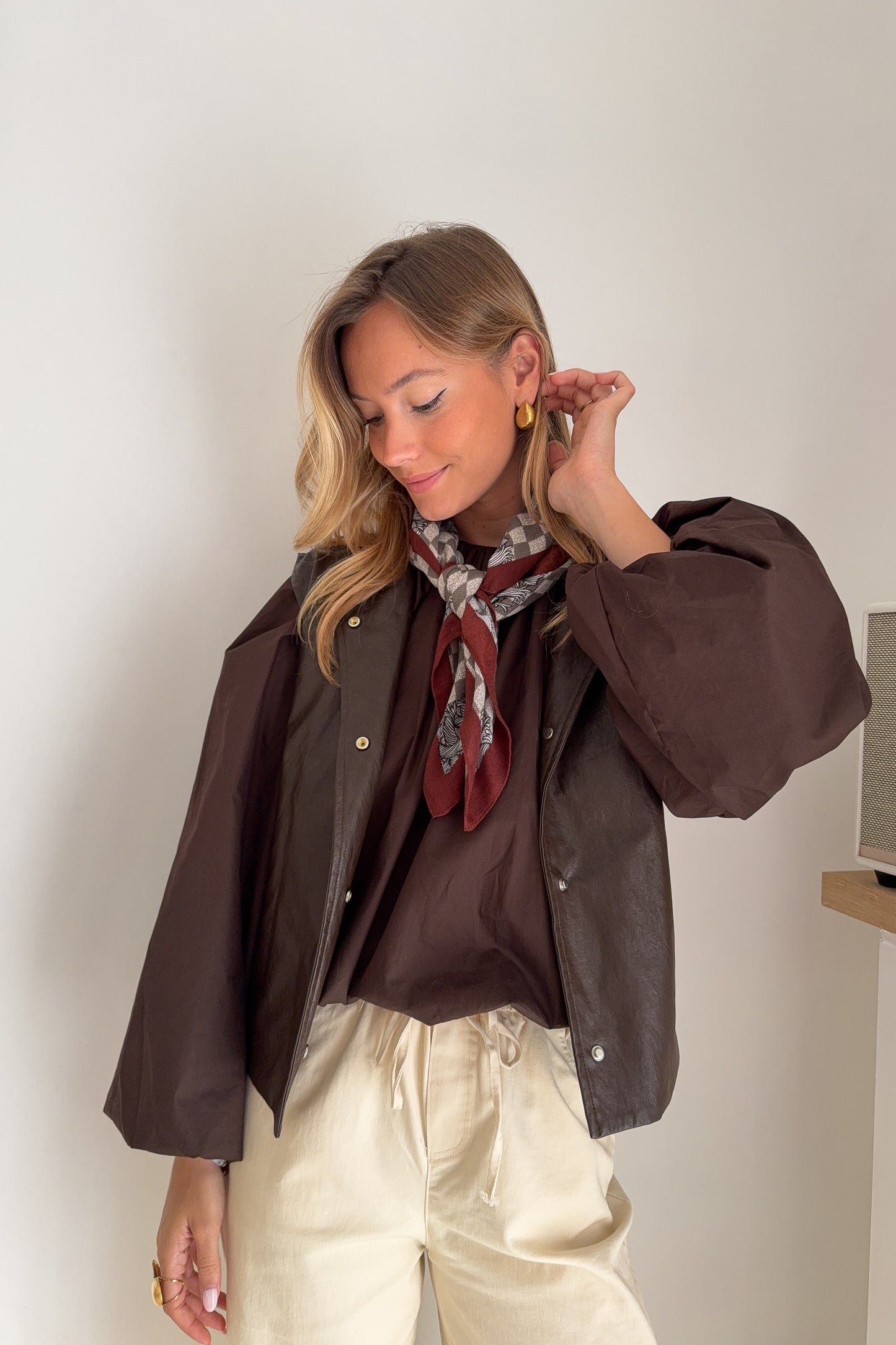 VESTE CHARLIE (vendue avec son foulard assorti)