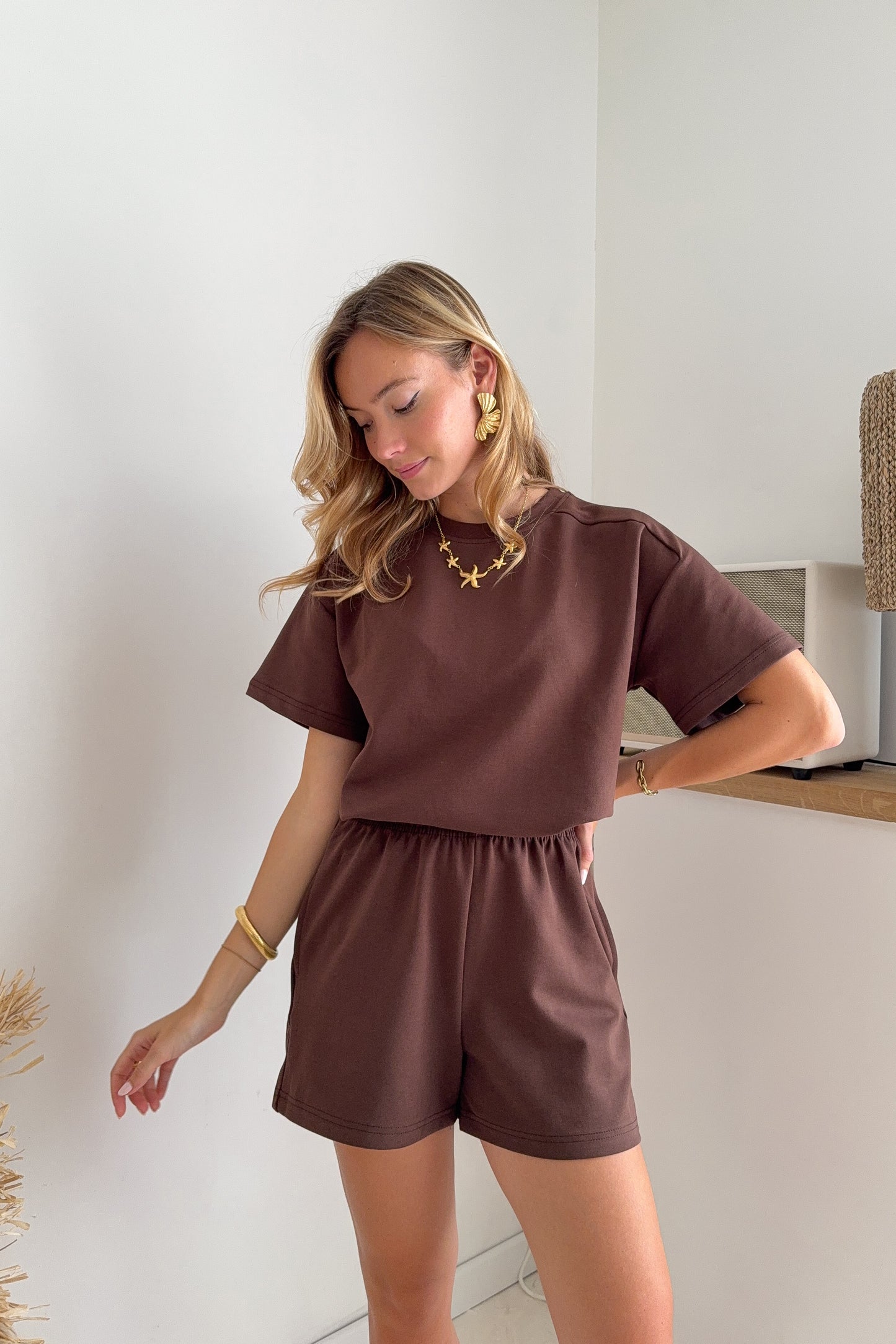 ENSEMBLE SPORTY MARRON
