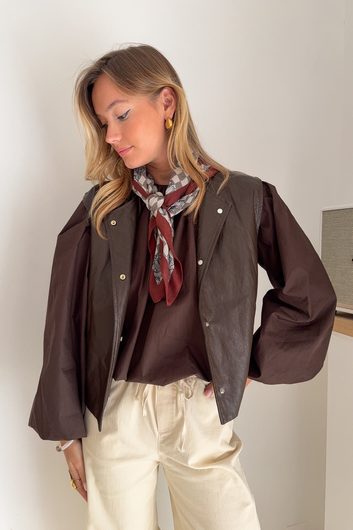 VESTE CHARLIE (vendue avec son foulard assorti)