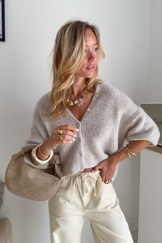 PULL JEAN BEIGE