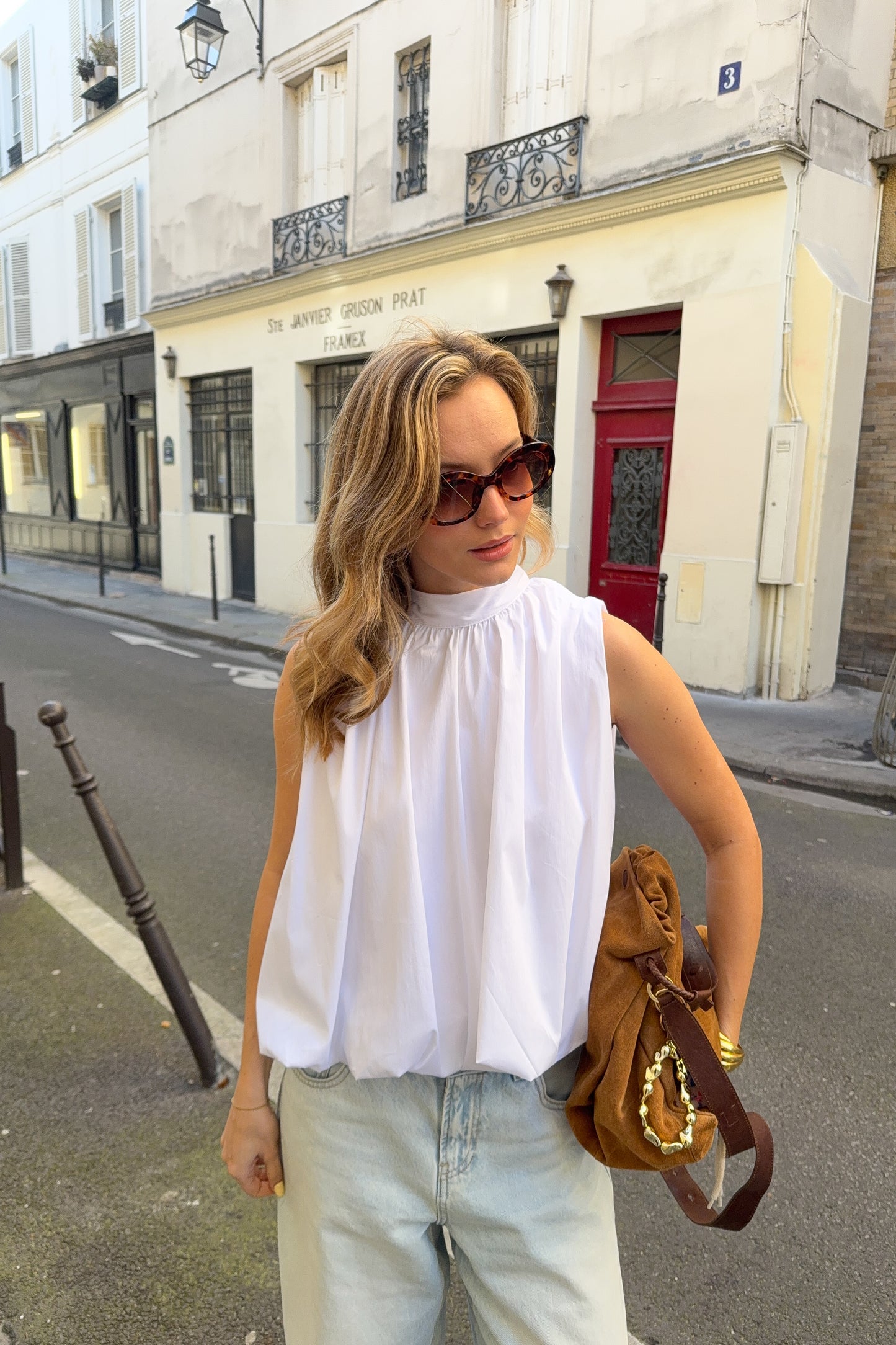 BLOUSE MILA ÉCRUE