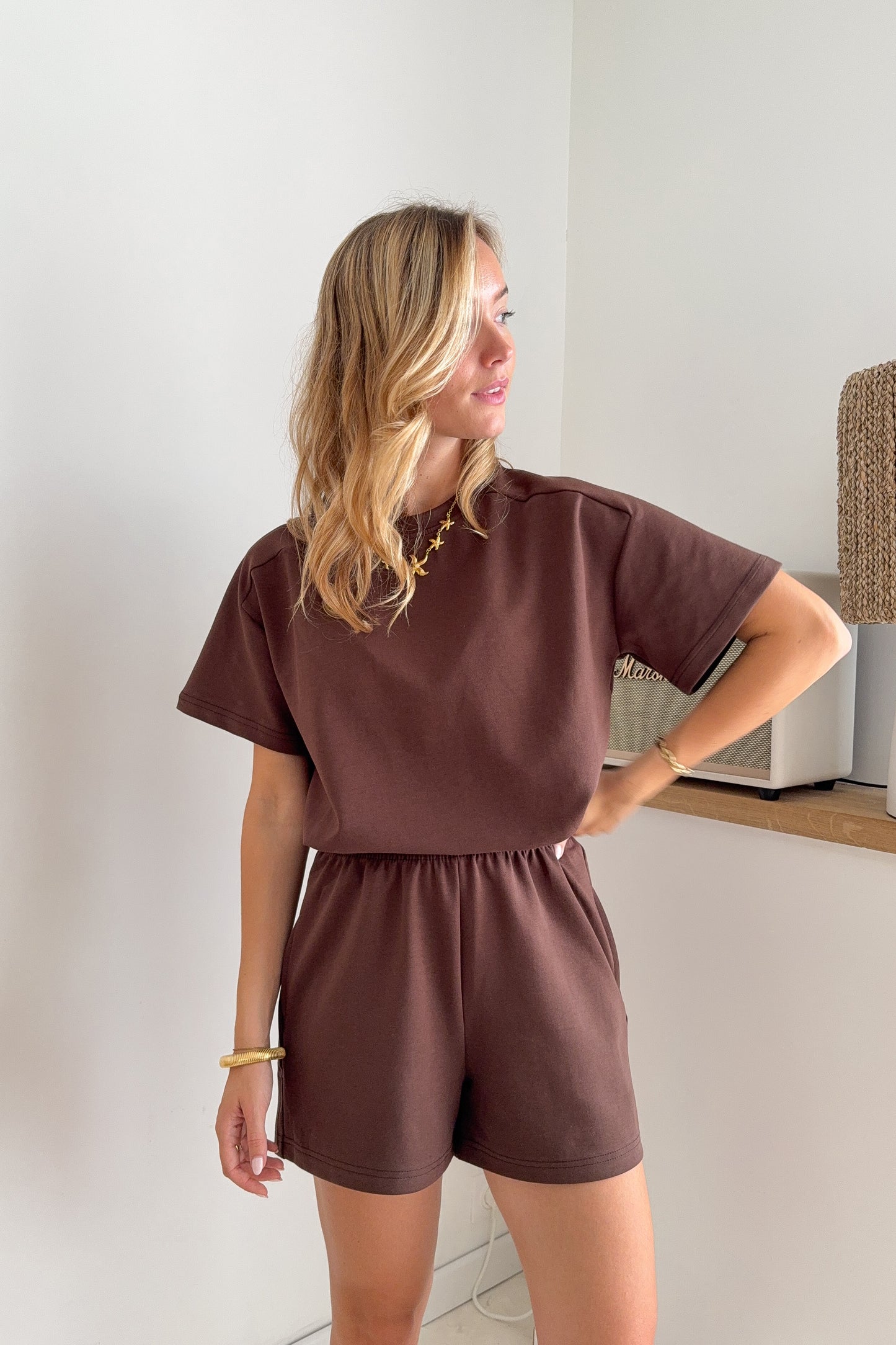 ENSEMBLE SPORTY MARRON