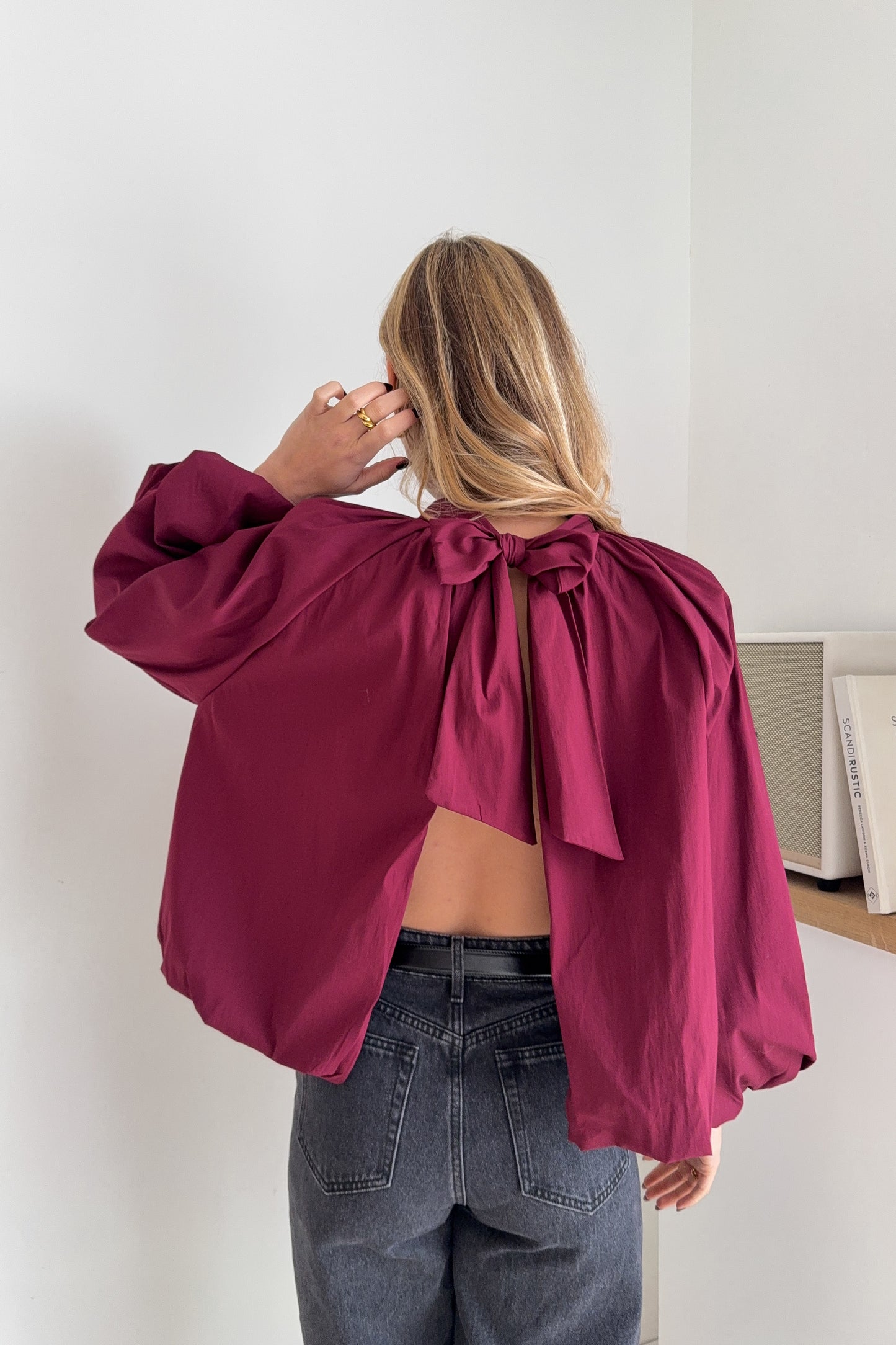 BLOUSE VALENTINA PRUNE