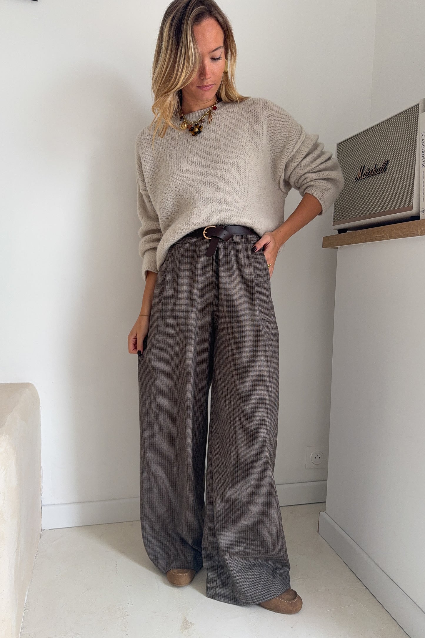 PANTALON LAUREL (vendu avec sa ceinture)