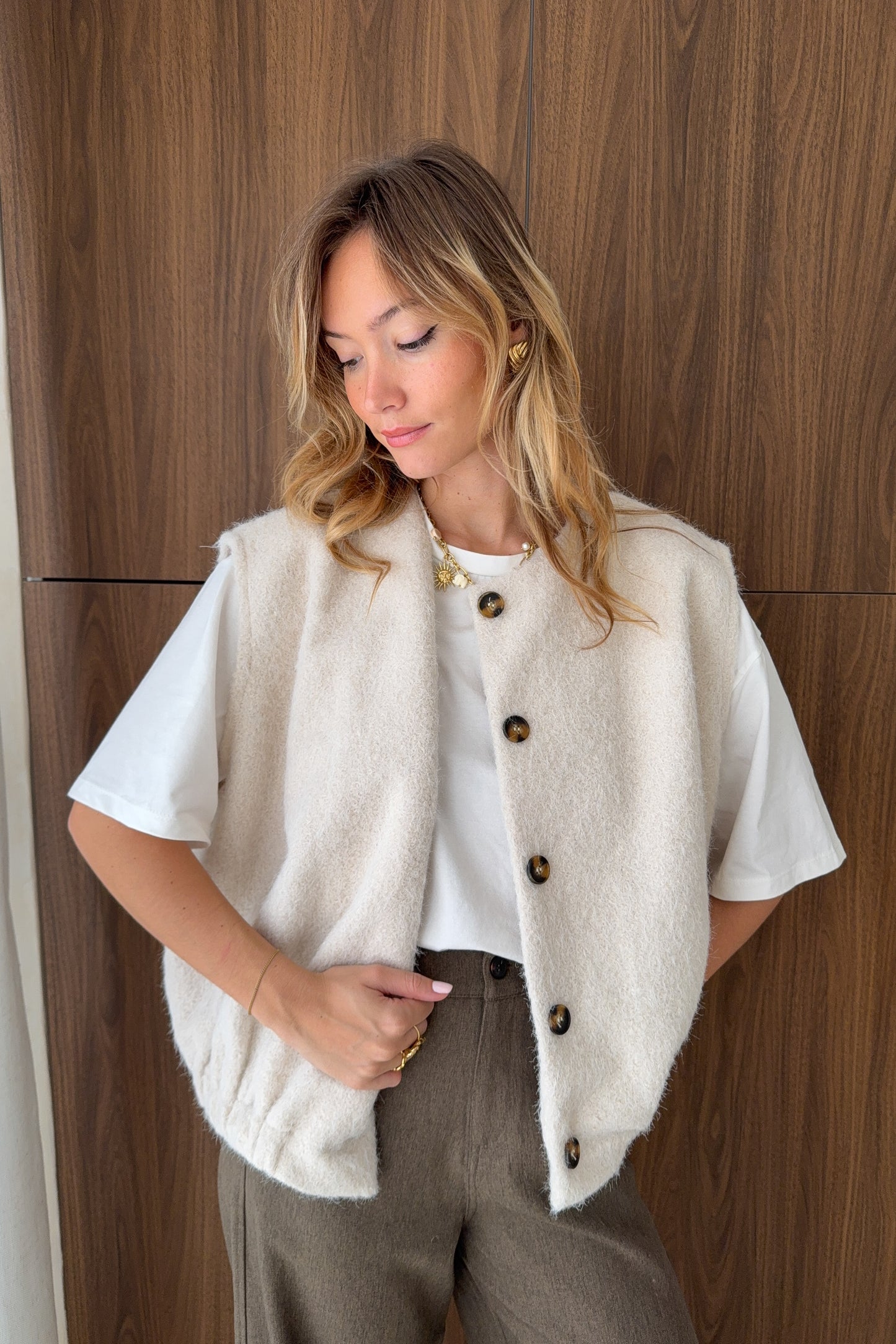 VESTE SANS MANCHES SOLIA