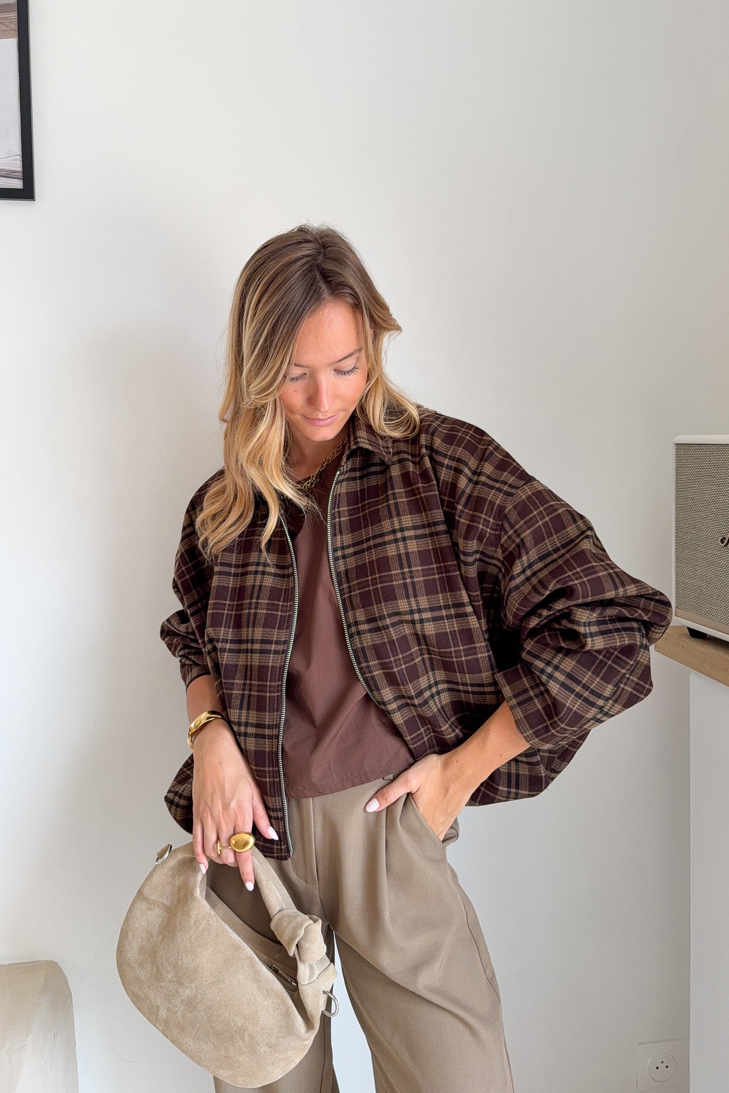 VESTE A CARREAUX EDOUARD