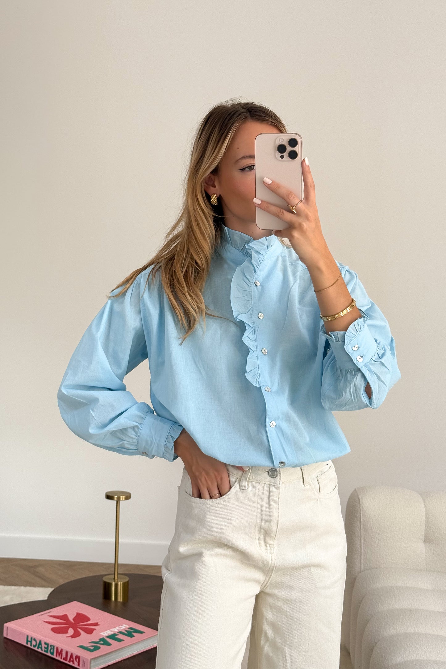 CHEMISIER BLEU CIEL SEGOVIE