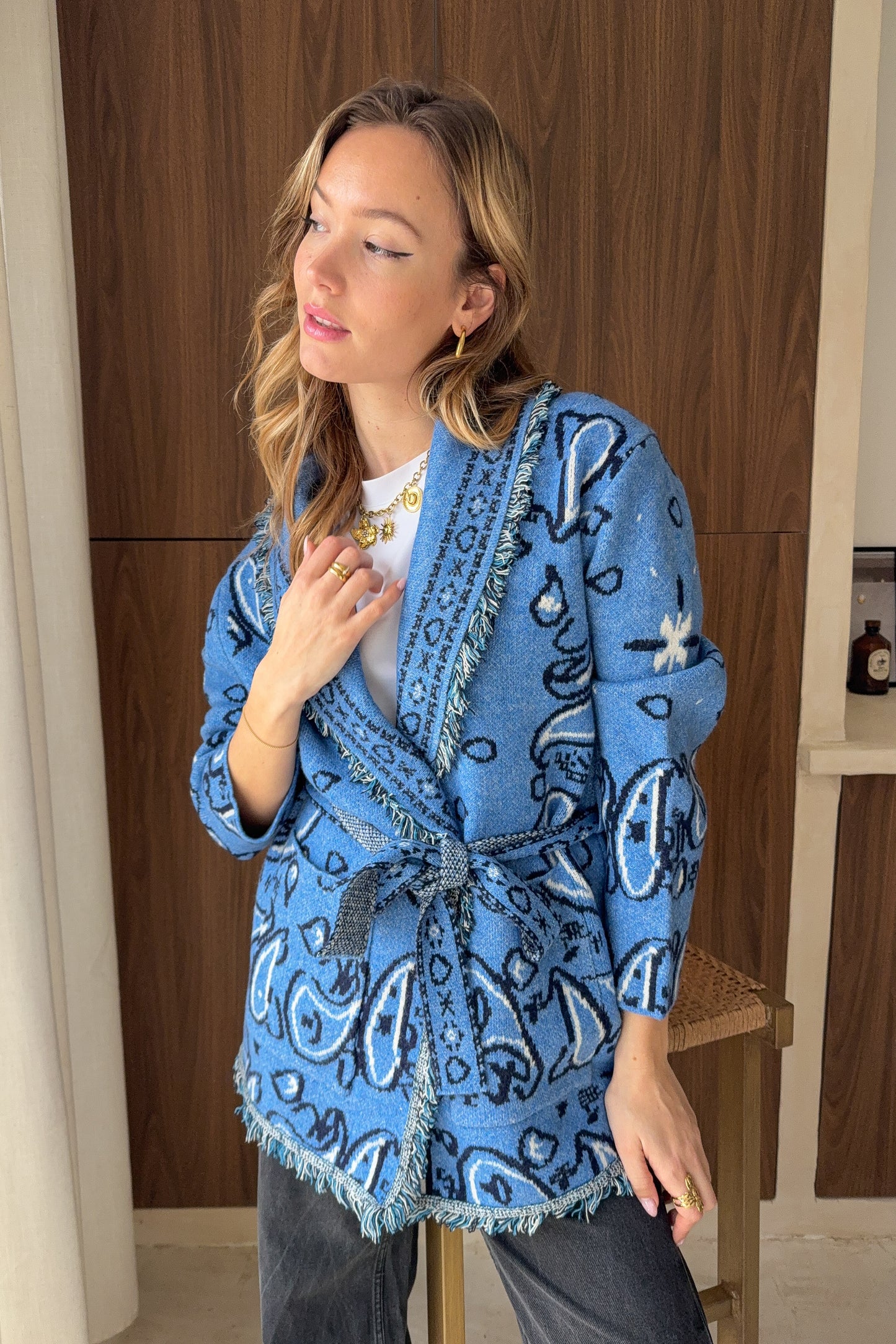 VESTE NYLA BLEU