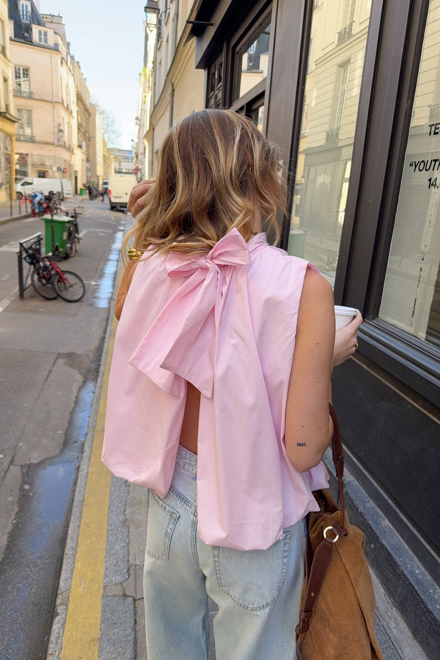 BLOUSE MILA ROSE PALE