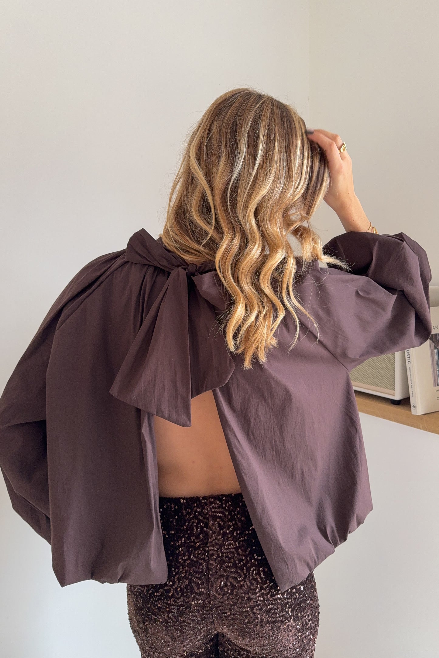 BLOUSE VALENTINA CHOCOLAT