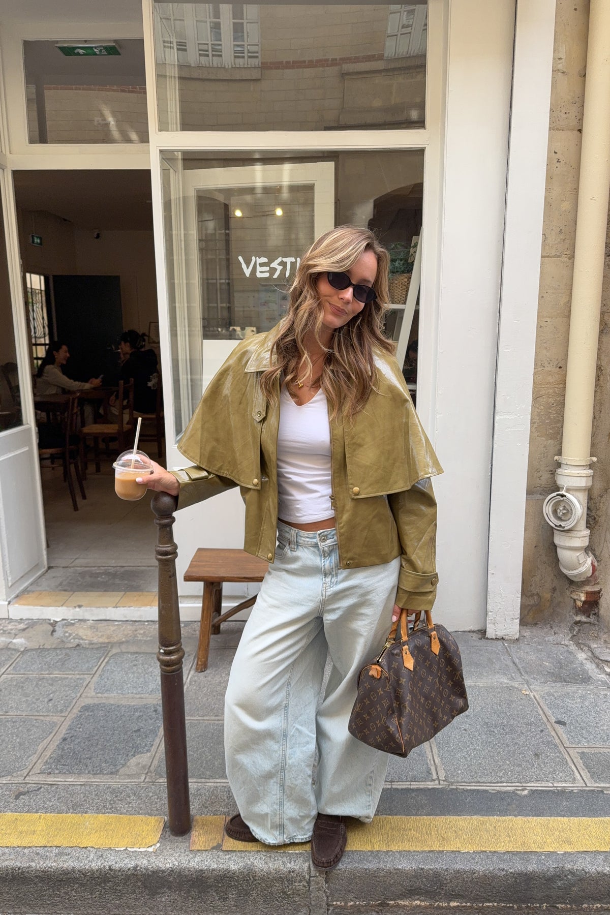 VESTE CAPE OLIVE