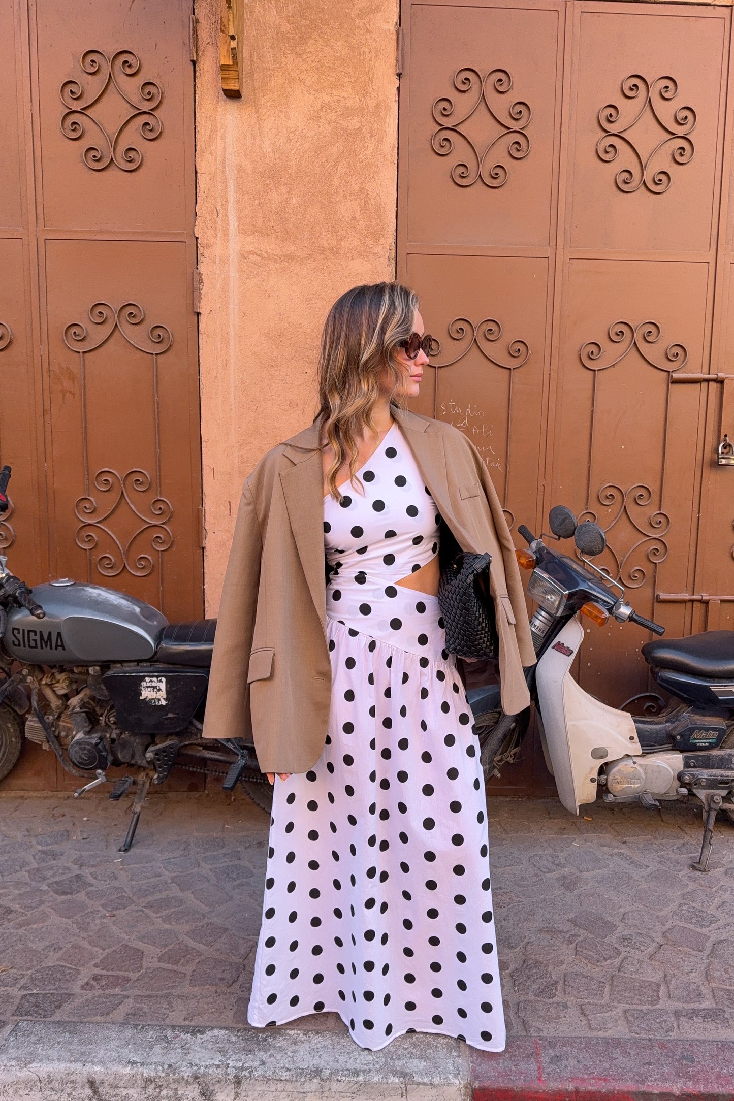 ROBE A POIS MARRAKECH