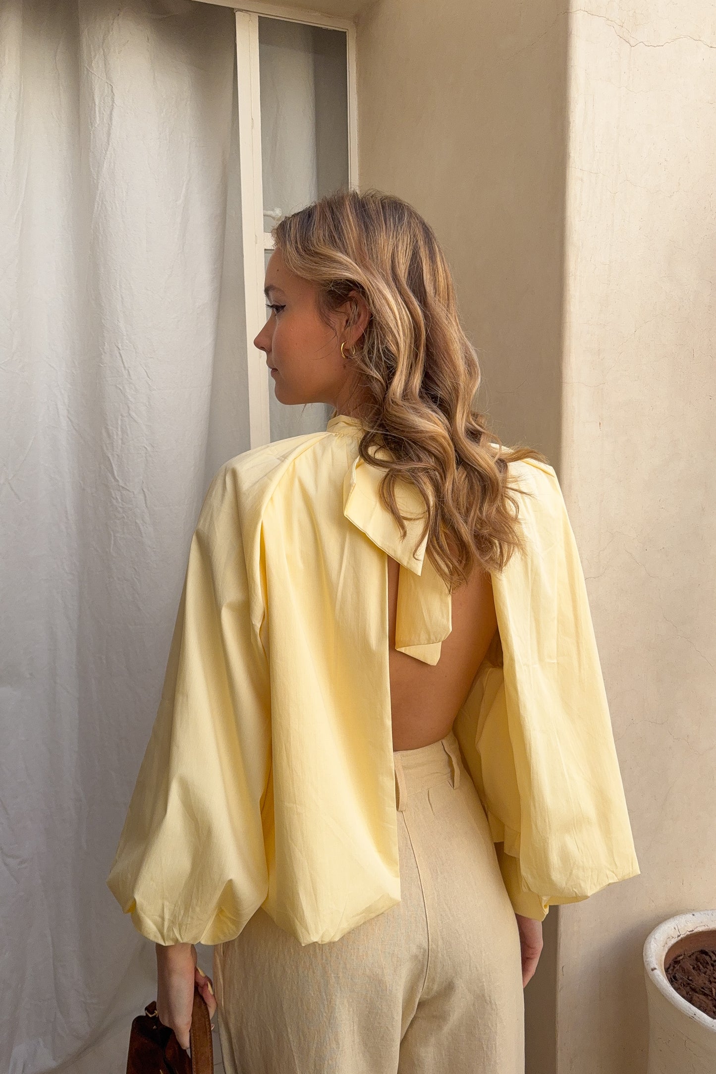 BLOUSE VALENTINA JAUNE
