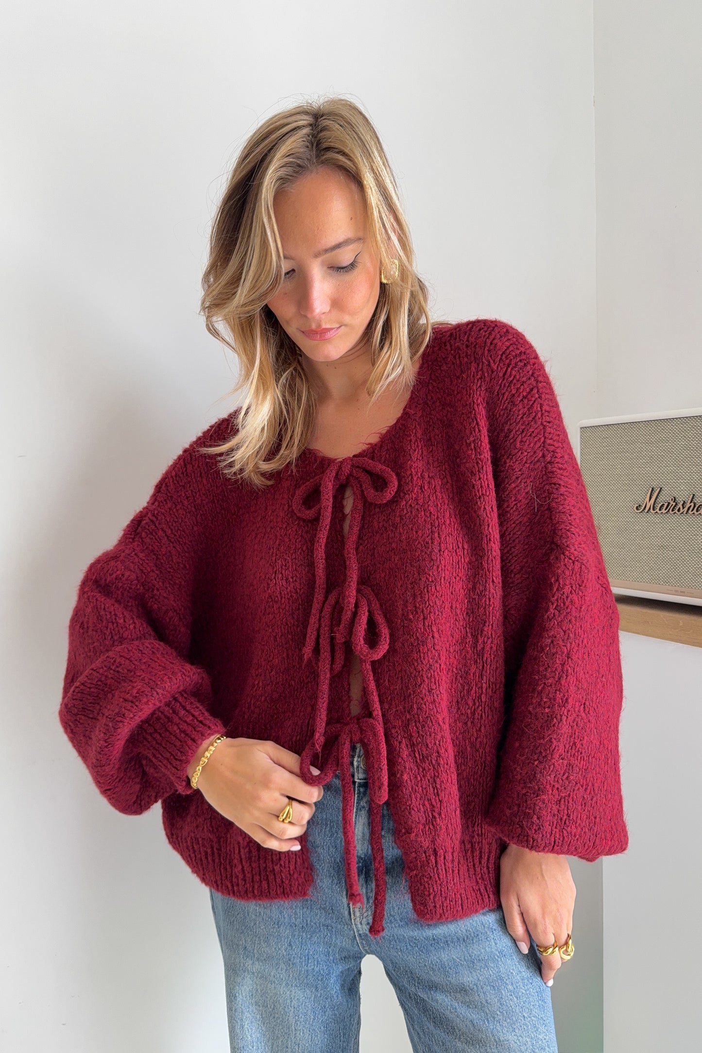 PULL CHARLIE BORDEAUX