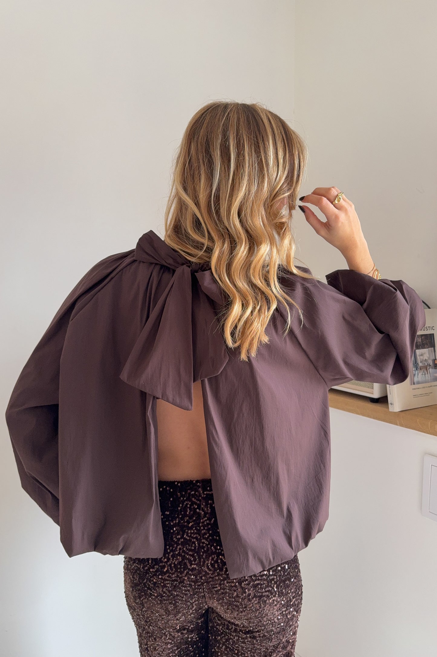 BLOUSE VALENTINA CHOCOLAT